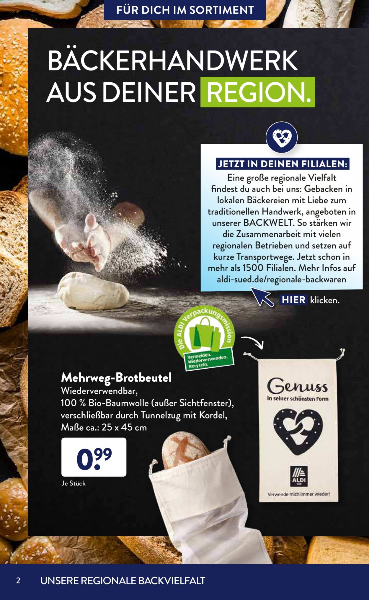 ALDI SÜD Prospekte  - 4.08.2021 - 31.08.2021. Seite 2