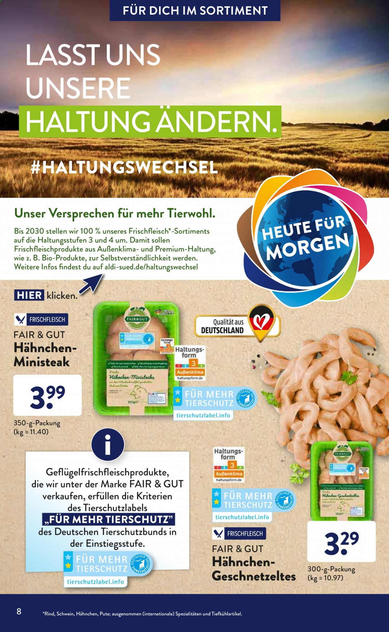 ALDI SÜD Prospekte  - 4.08.2021 - 31.08.2021. Seite 8