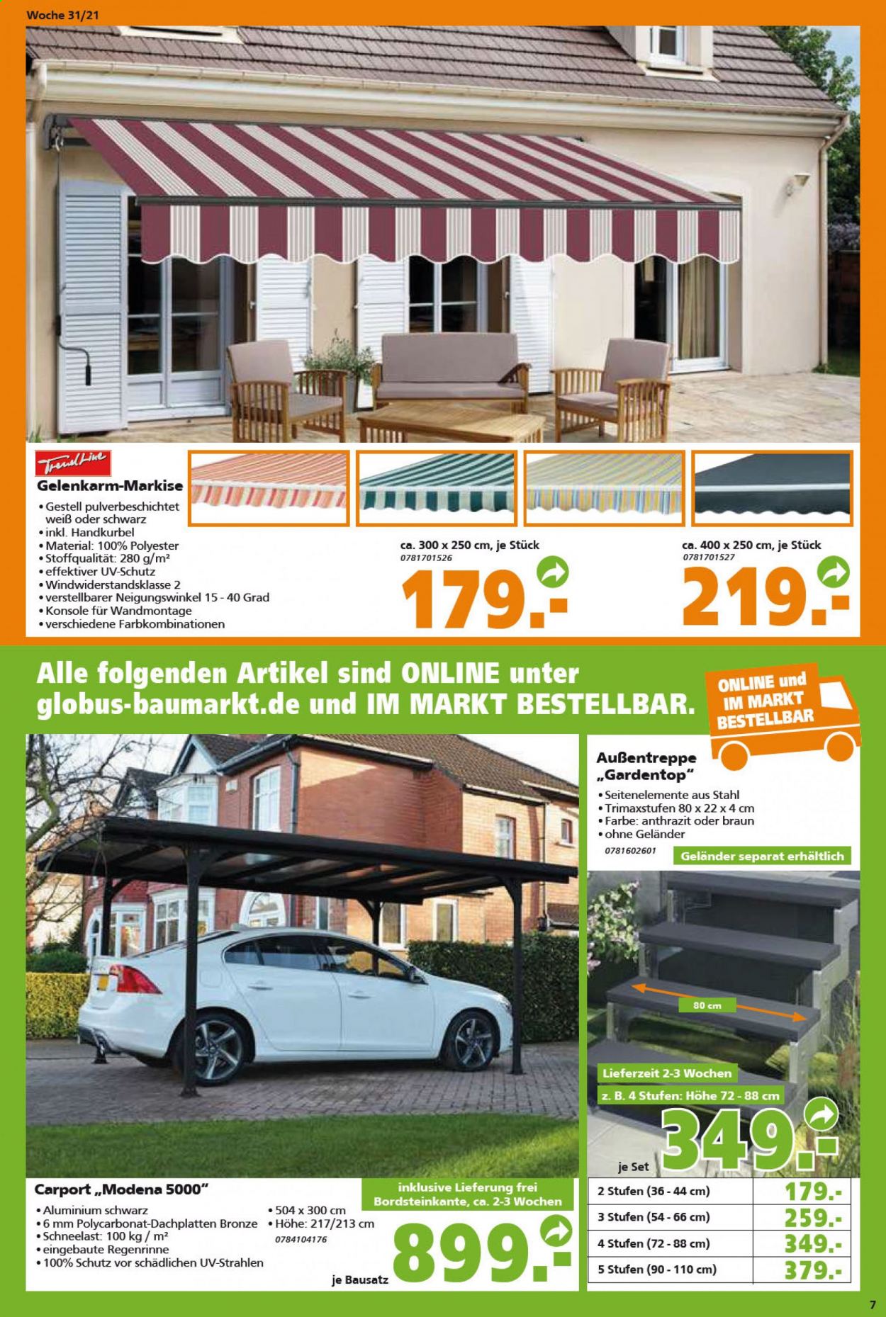 Globus Baumarkt Prospekte  - 3.08.2021 - 10.08.2021. Seite 7