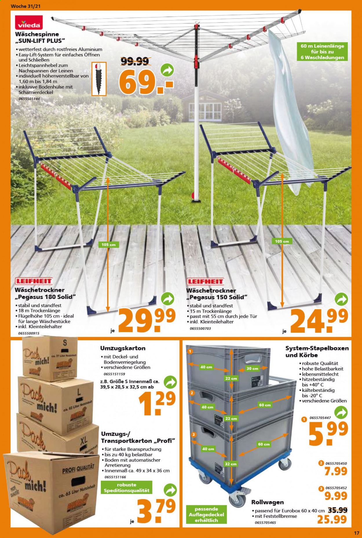 Globus Baumarkt Prospekte  - 3.08.2021 - 10.08.2021. Seite 17