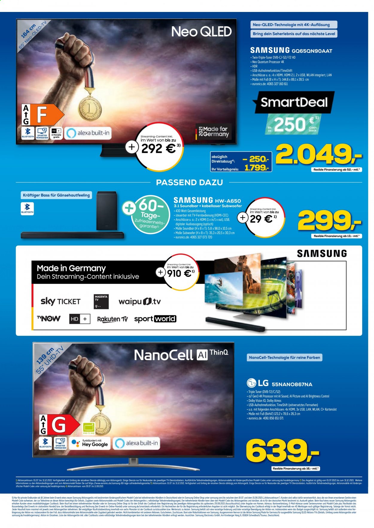 Euronics Prospekte  - 4.08.2021 - 18.08.2021. Seite 7