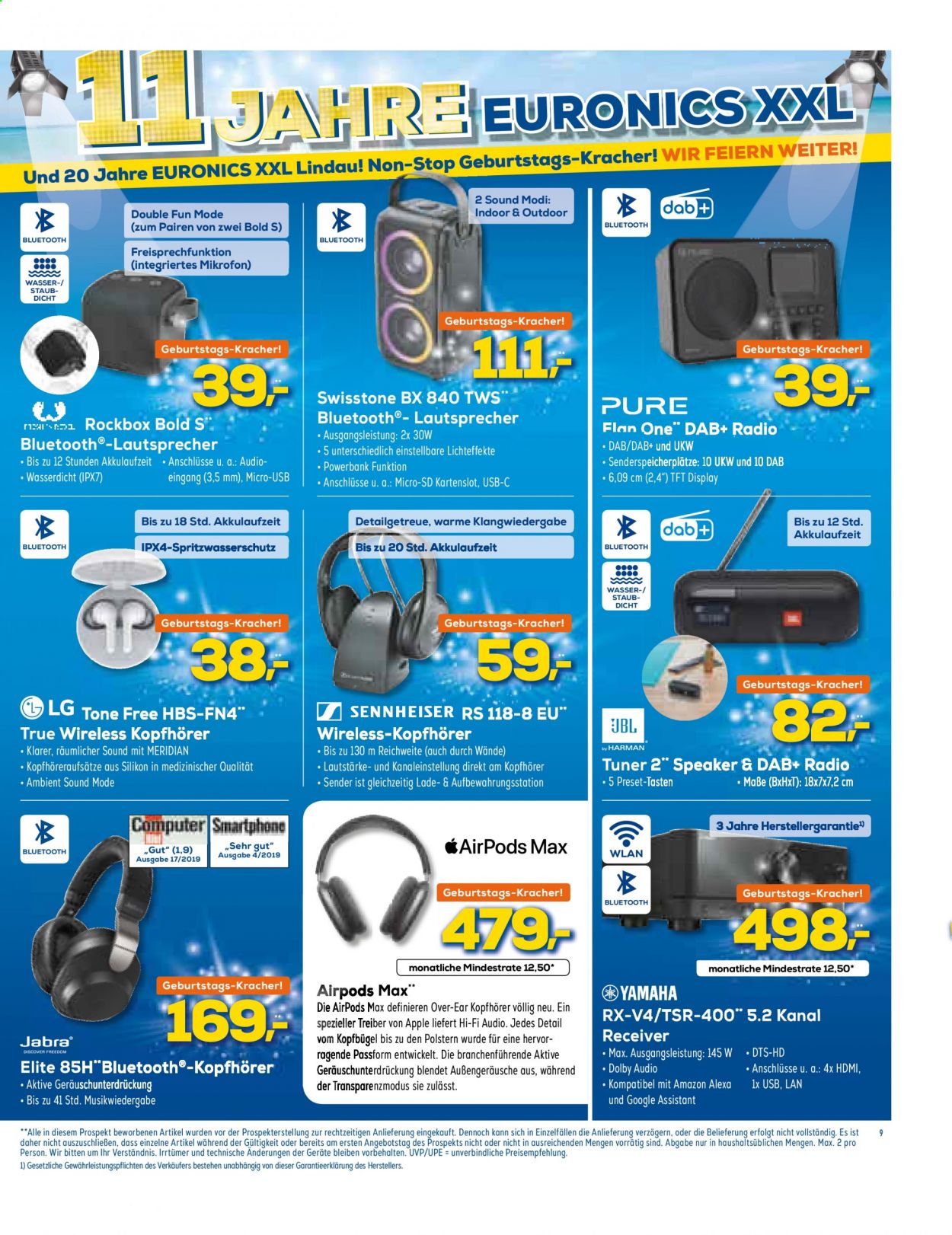 Euronics Prospekte  - 4.08.2021 - 10.08.2021. Seite 9