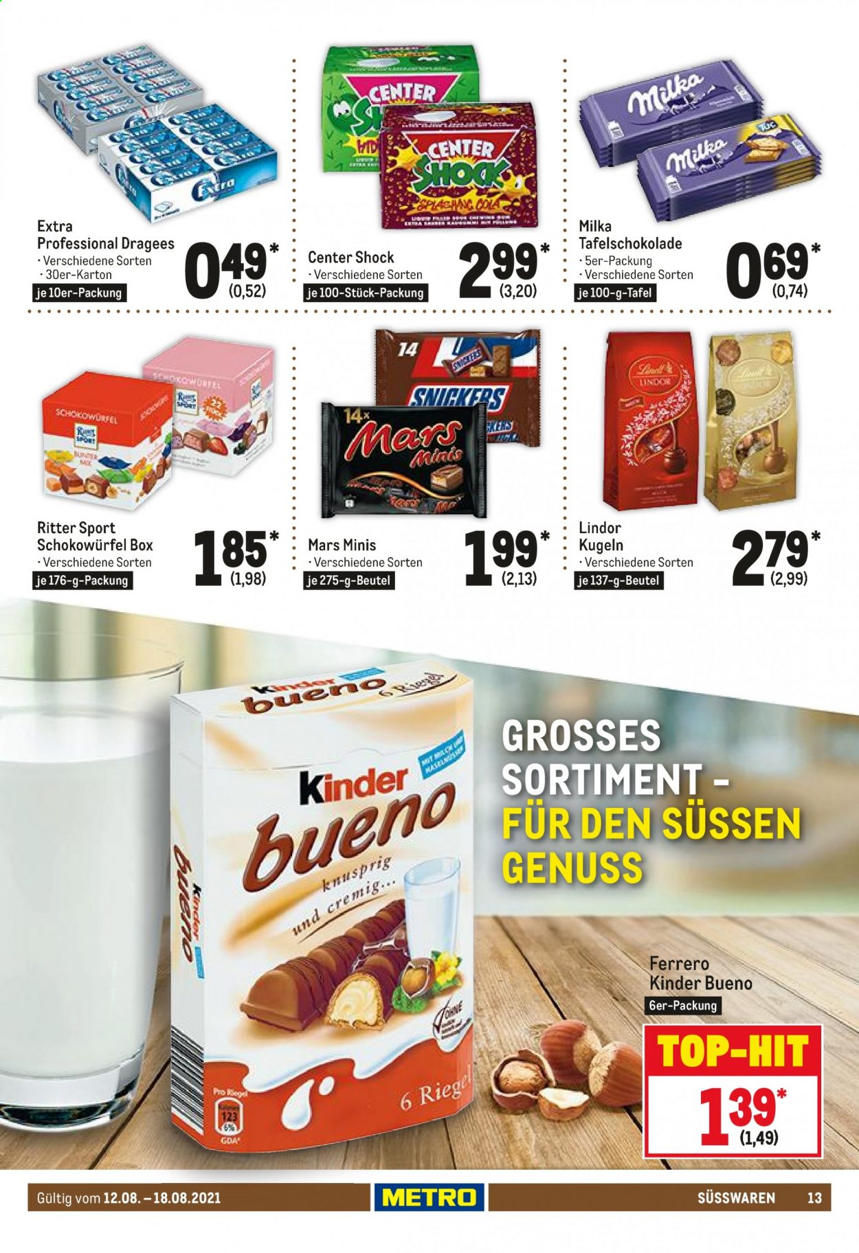 Metro Prospekte  - 12.08.2021 - 18.08.2021. Seite 13