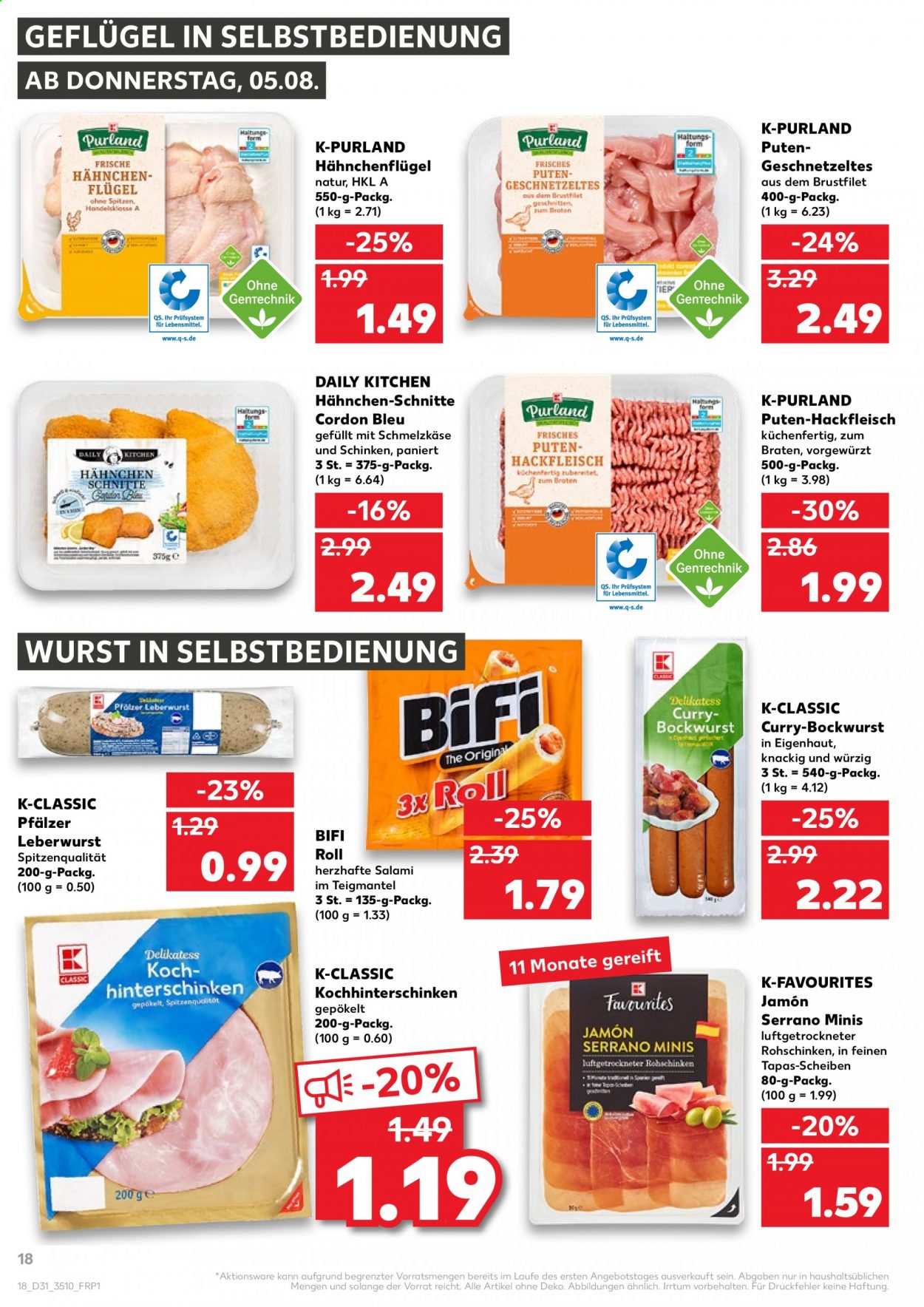Kaufland Prospekte  - 5.08.2021 - 11.08.2021. Seite 18