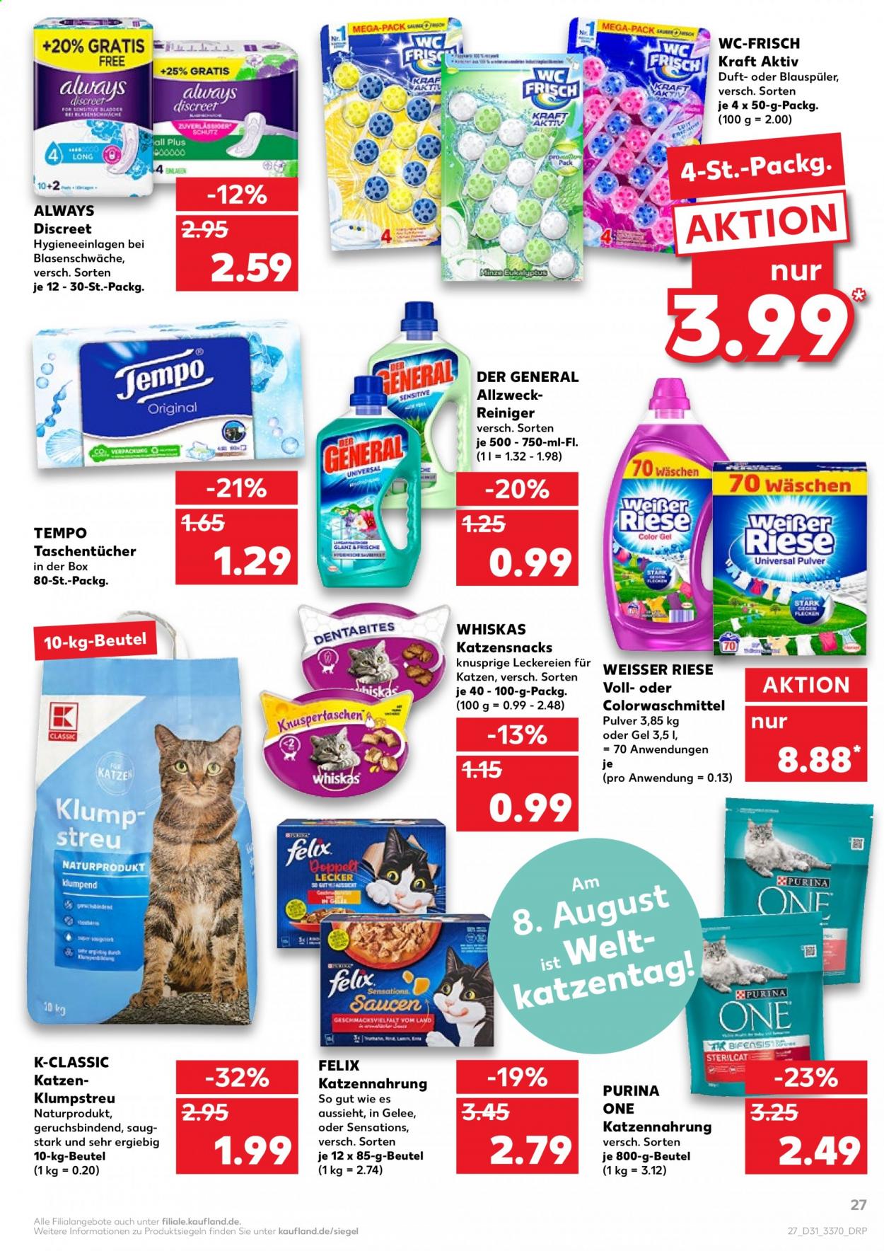 Kaufland Prospekte  - 5.08.2021 - 11.08.2021. Seite 27