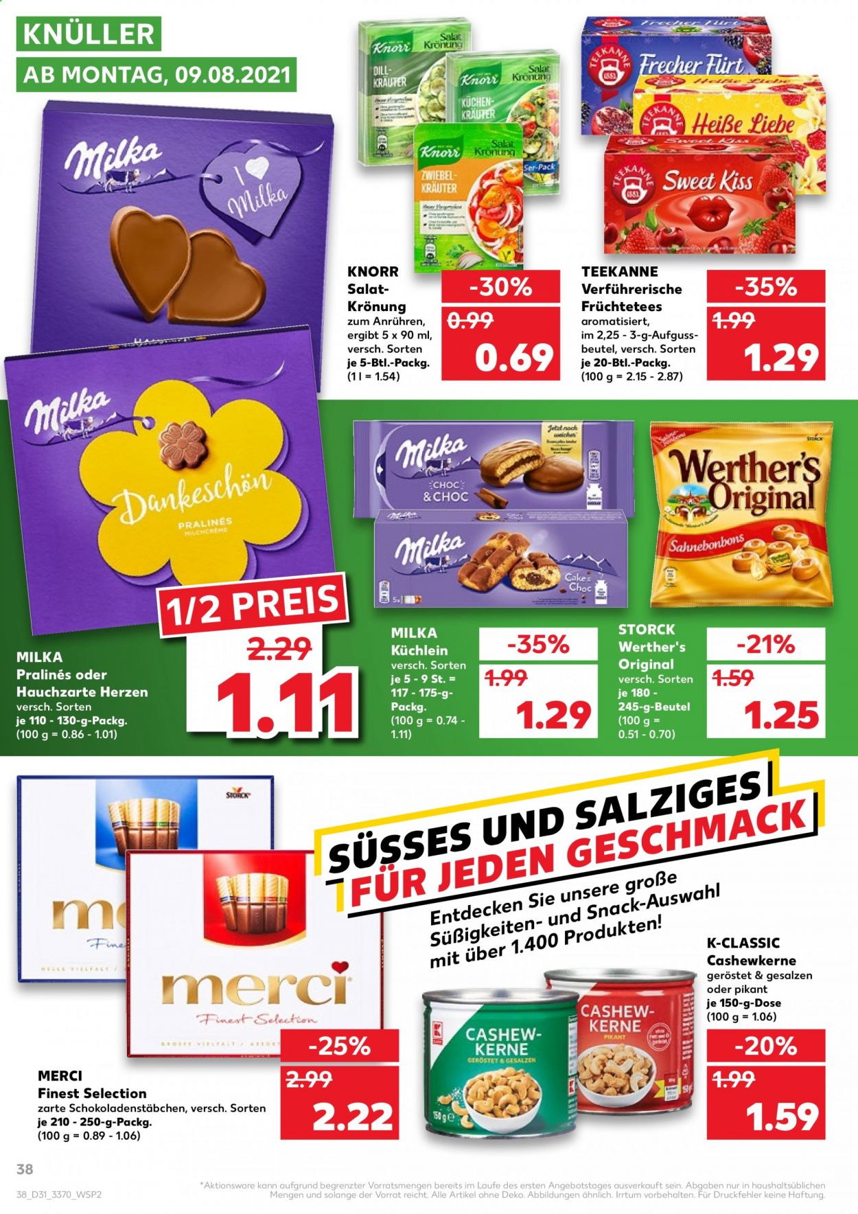Kaufland Prospekte  - 5.08.2021 - 11.08.2021. Seite 38