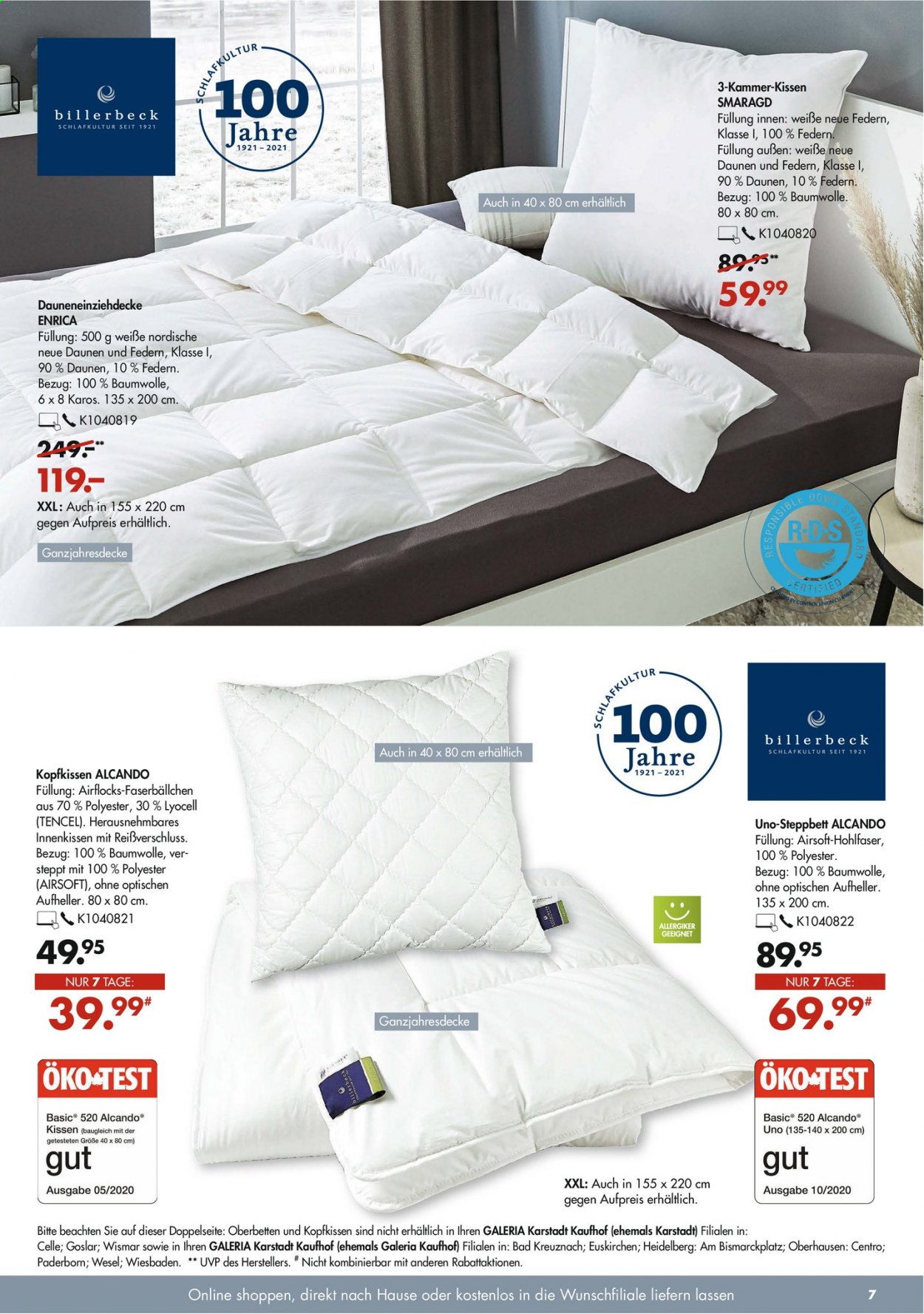 GALERIA Karstadt Kaufhof Prospekte  - 4.08.2021 - 10.08.2021. Seite 7