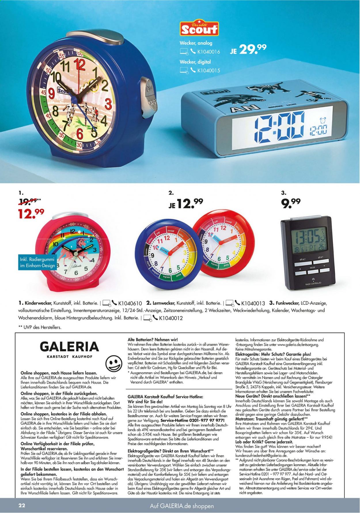 GALERIA Karstadt Kaufhof Prospekte  - 4.08.2021 - 10.08.2021. Seite 22