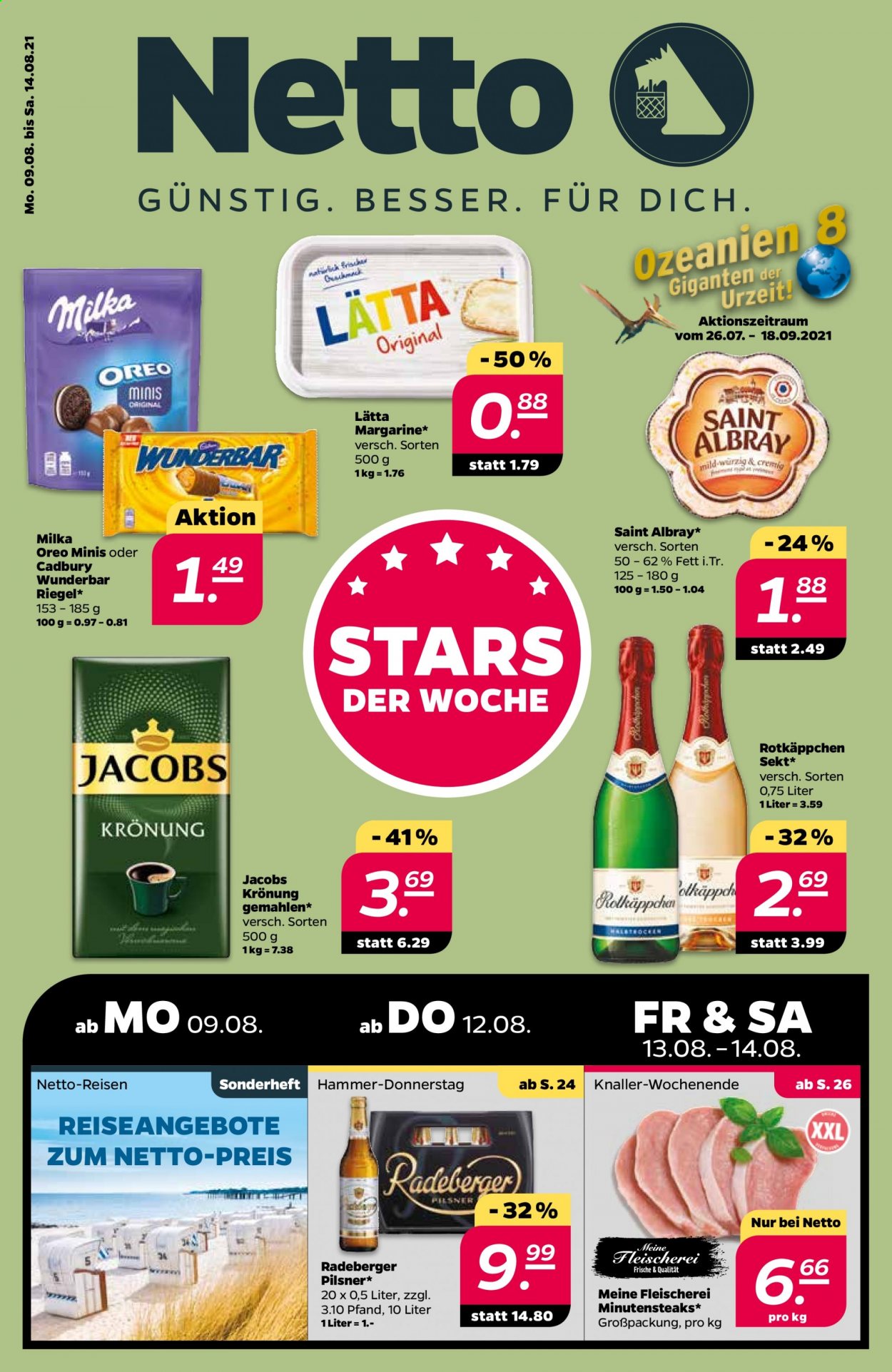 Netto Prospekte  - 9.08.2021 - 14.08.2021. Seite 1