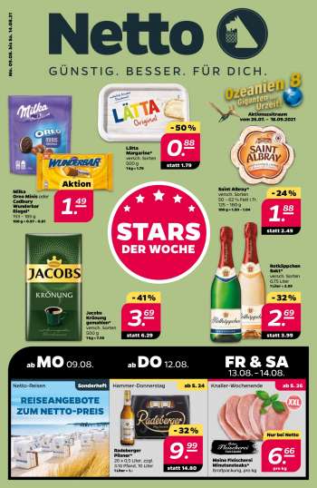 Prospekte Netto - 9.8.2021 - 14.8.2021.