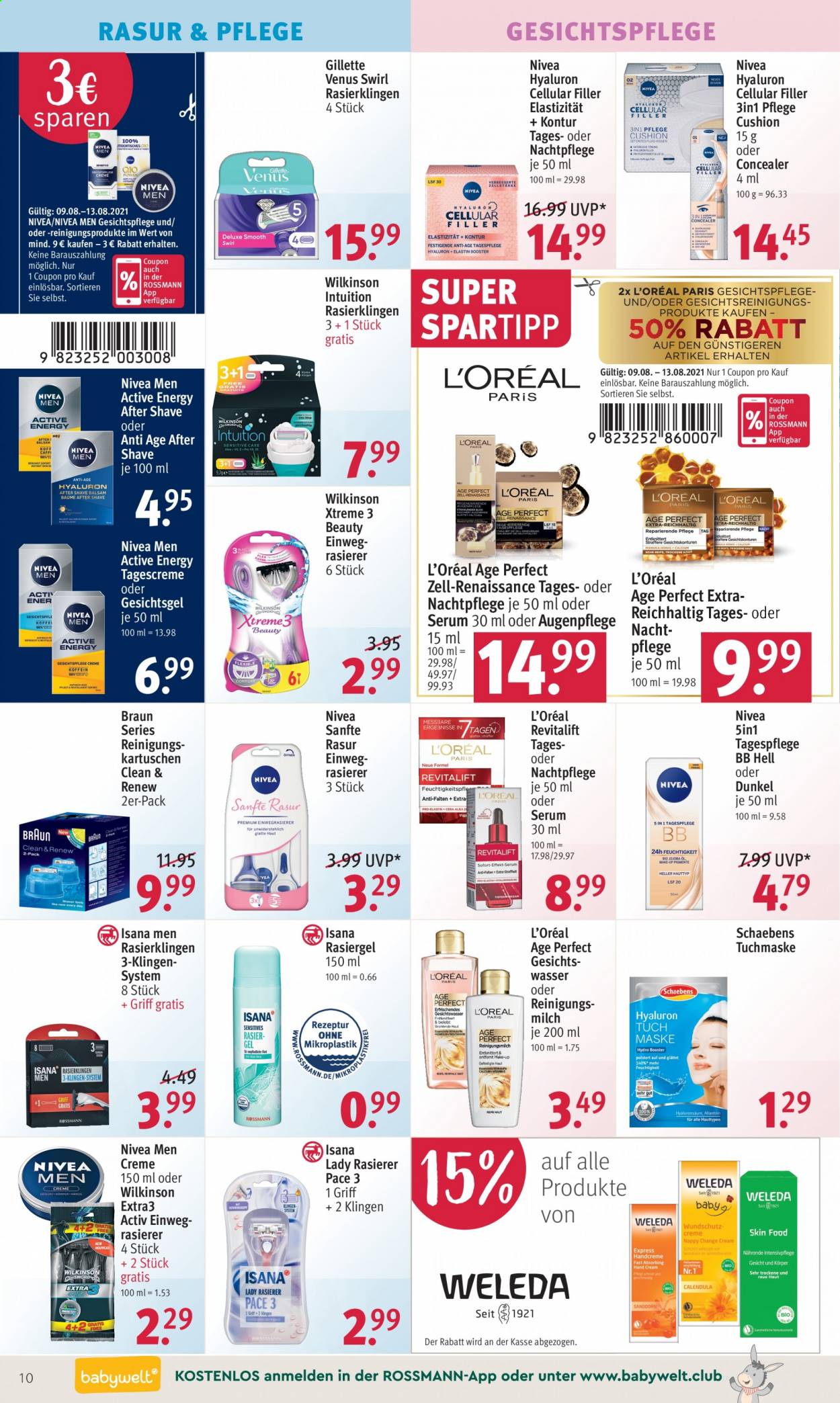Rossmann Prospekte  - 9.08.2021 - 13.08.2021. Seite 10