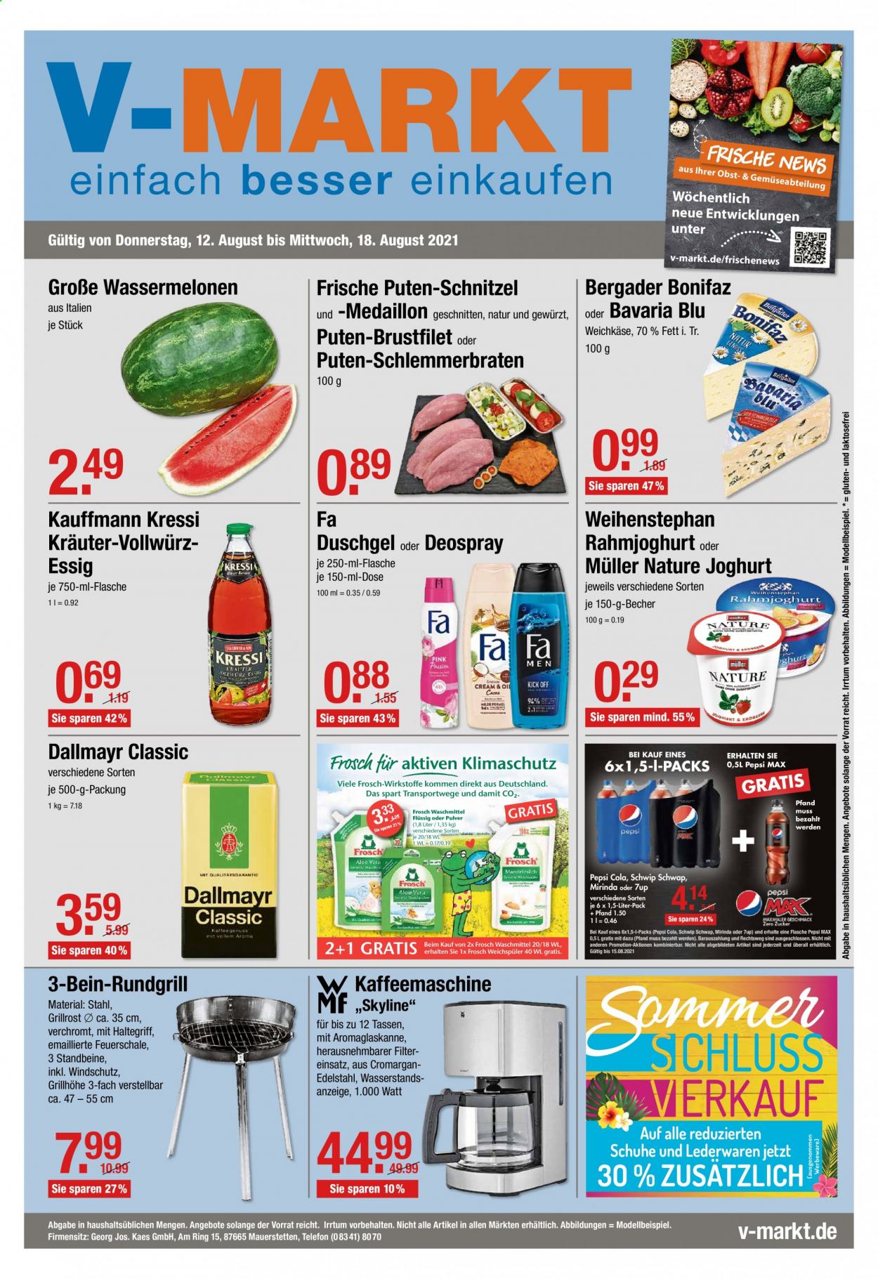 V-Markt Prospekte  - 12.08.2021 - 18.08.2021. Seite 1