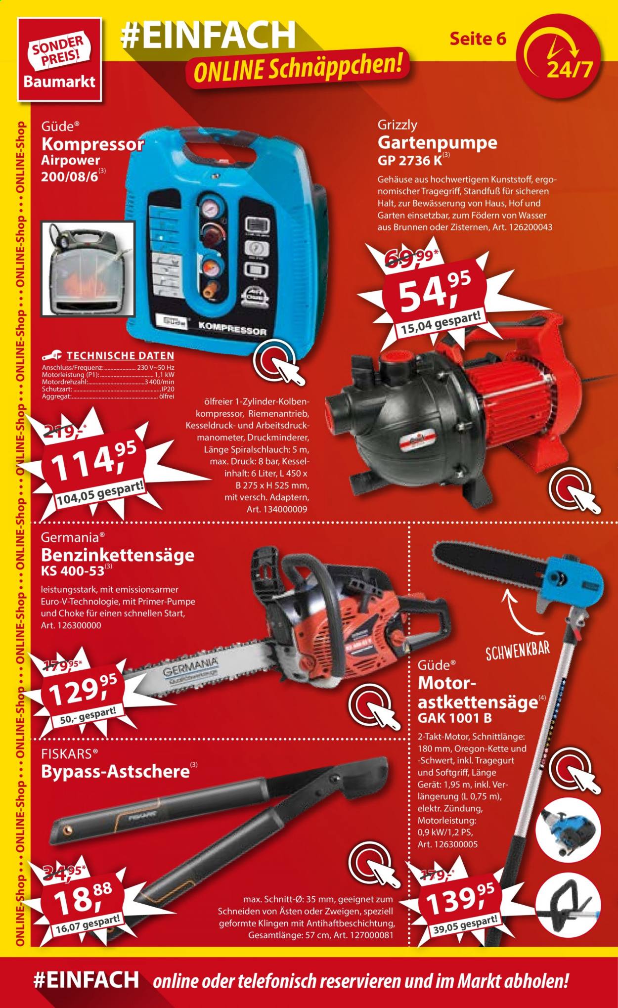 Sonderpreis-Baumarkt Prospekte  - 14.08.2021 - 20.08.2021. Seite 6