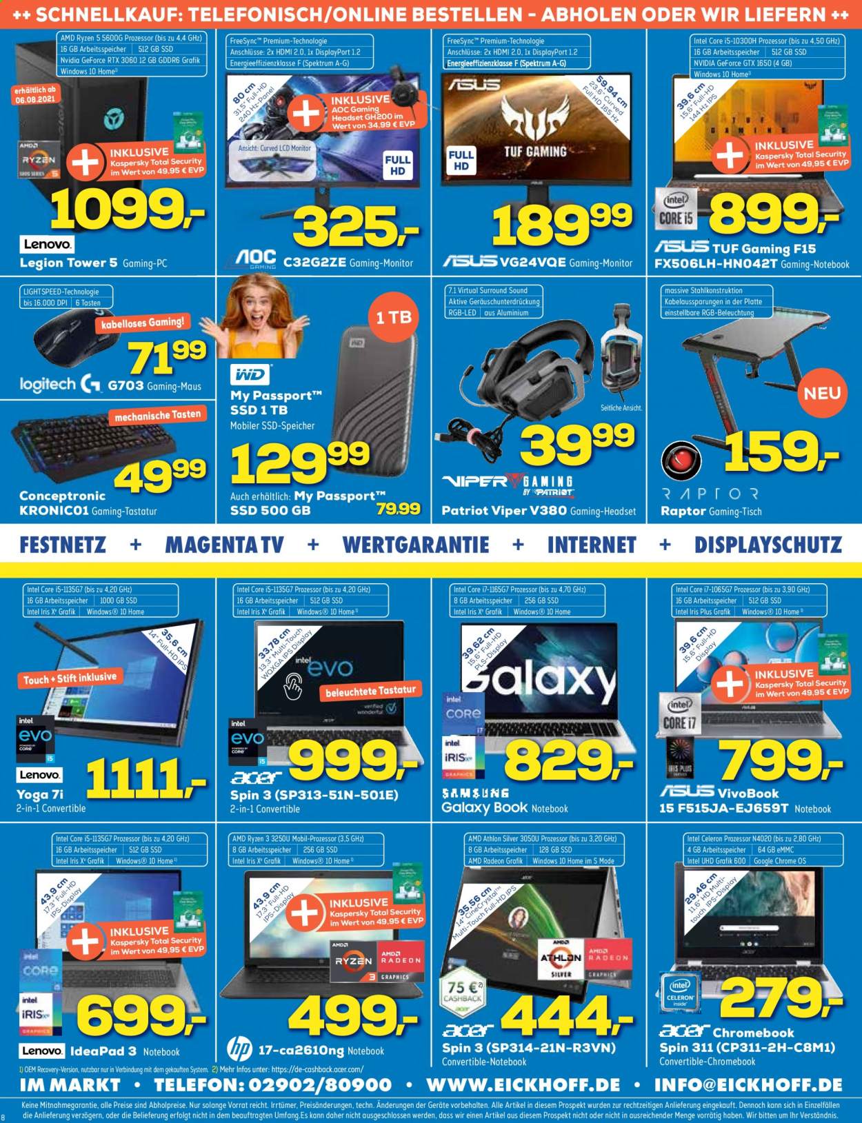 Euronics Prospekte  - 7.08.2021 - 14.08.2021. Seite 8