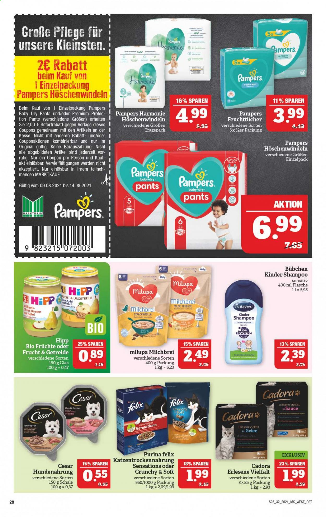 Marktkauf Prospekte  - 9.08.2021 - 14.08.2021. Seite 28