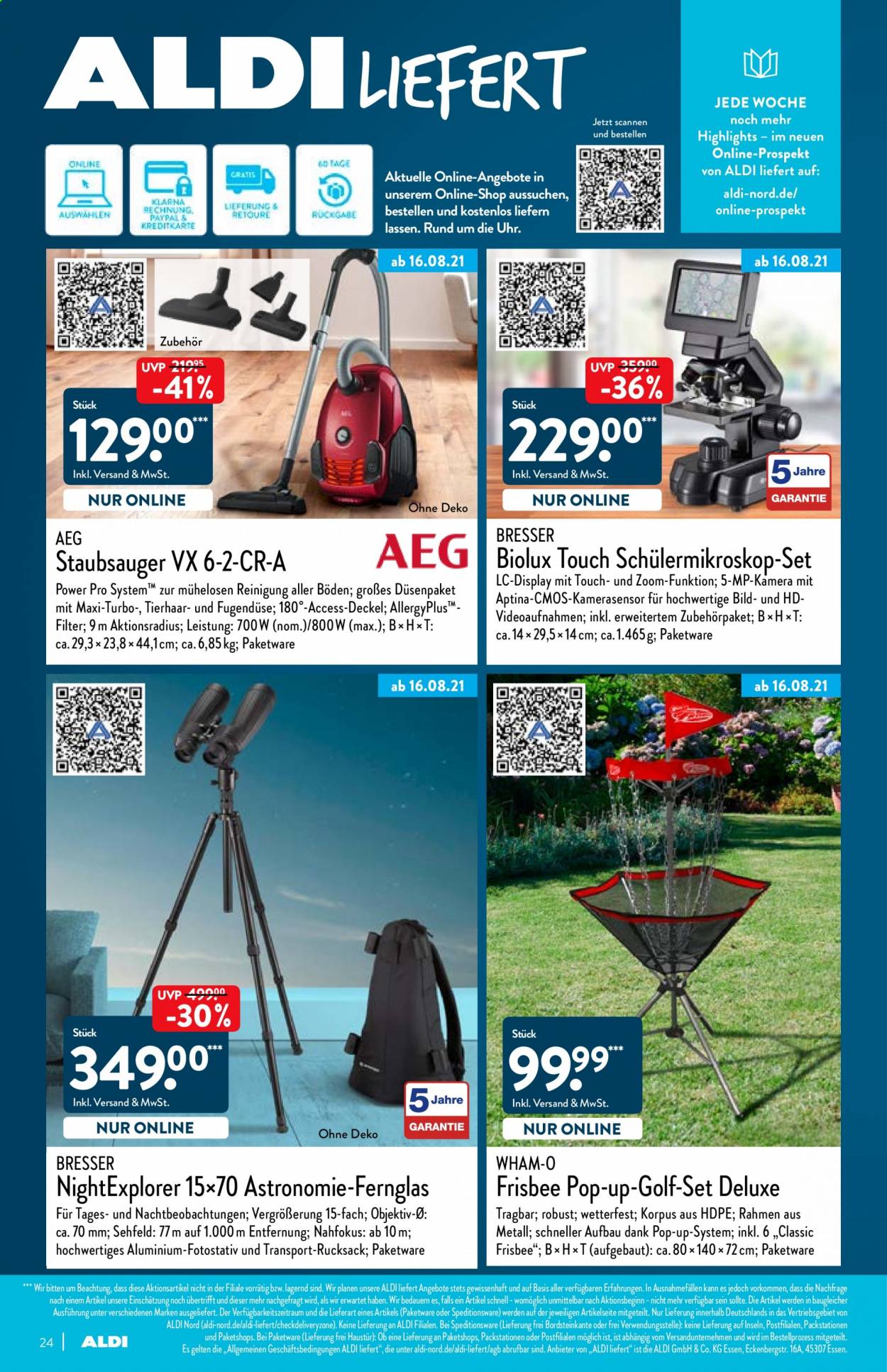 ALDI Nord Prospekte  - 16.08.2021 - 22.08.2021. Seite 24