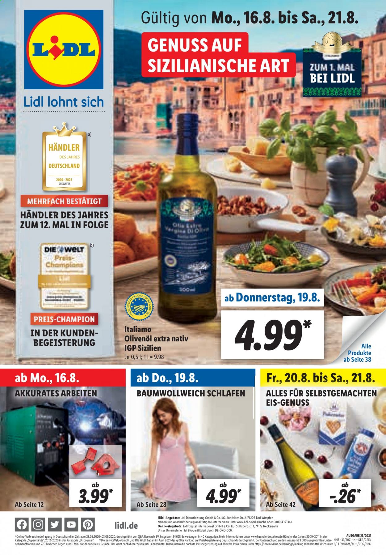 Lidl Prospekte . Seite 1