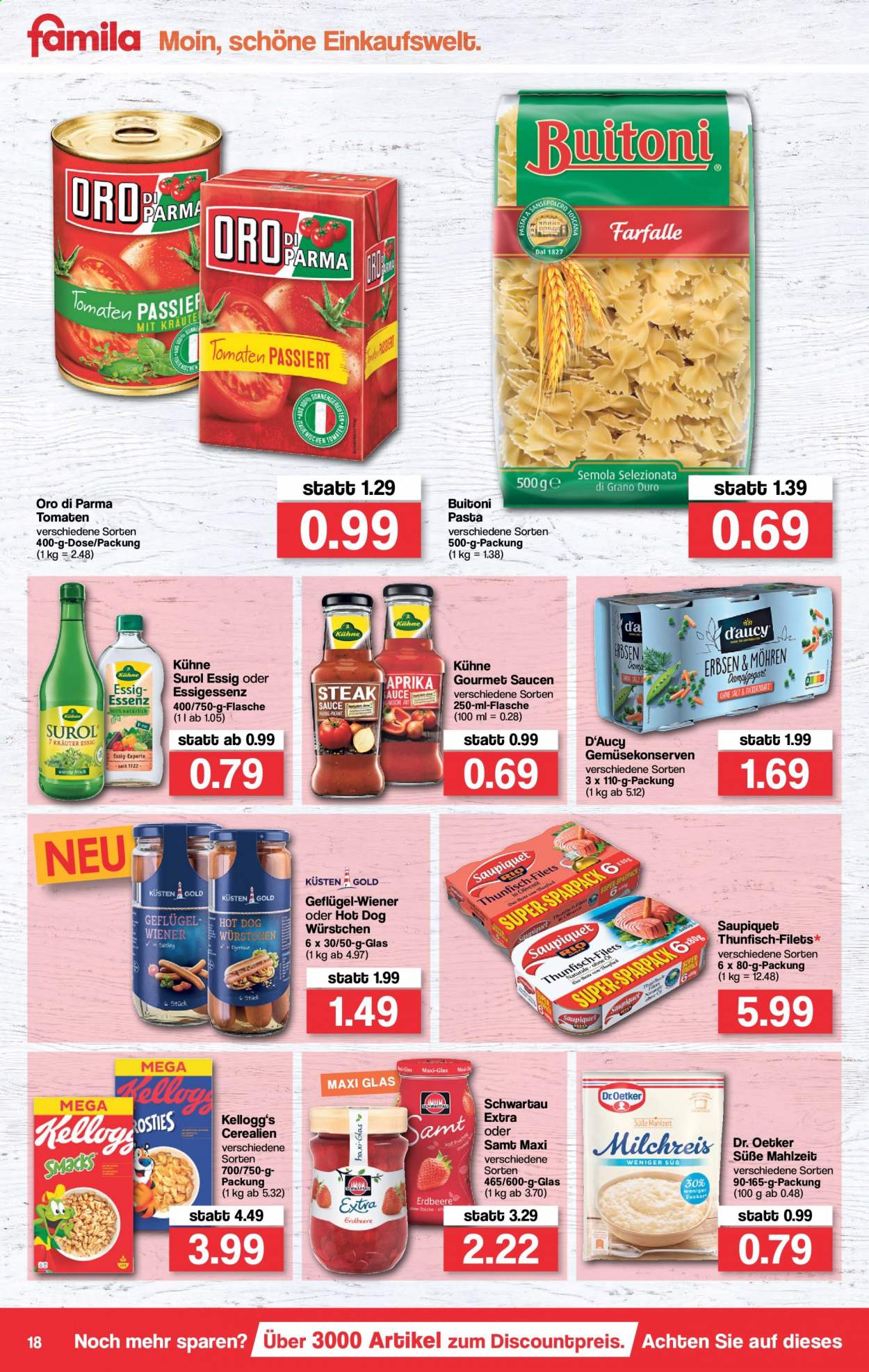 famila Prospekte  - 9.08.2021 - 14.08.2021. Seite 18
