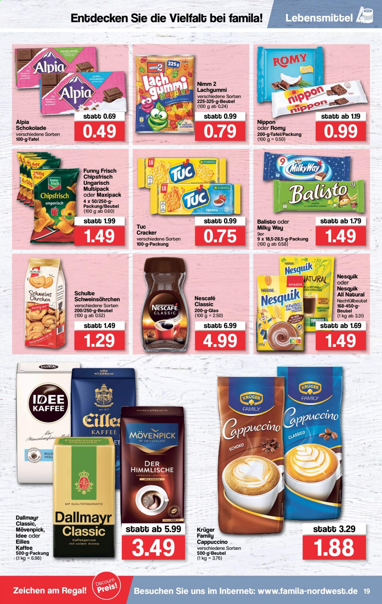 famila Prospekte  - 9.08.2021 - 14.08.2021. Seite 19
