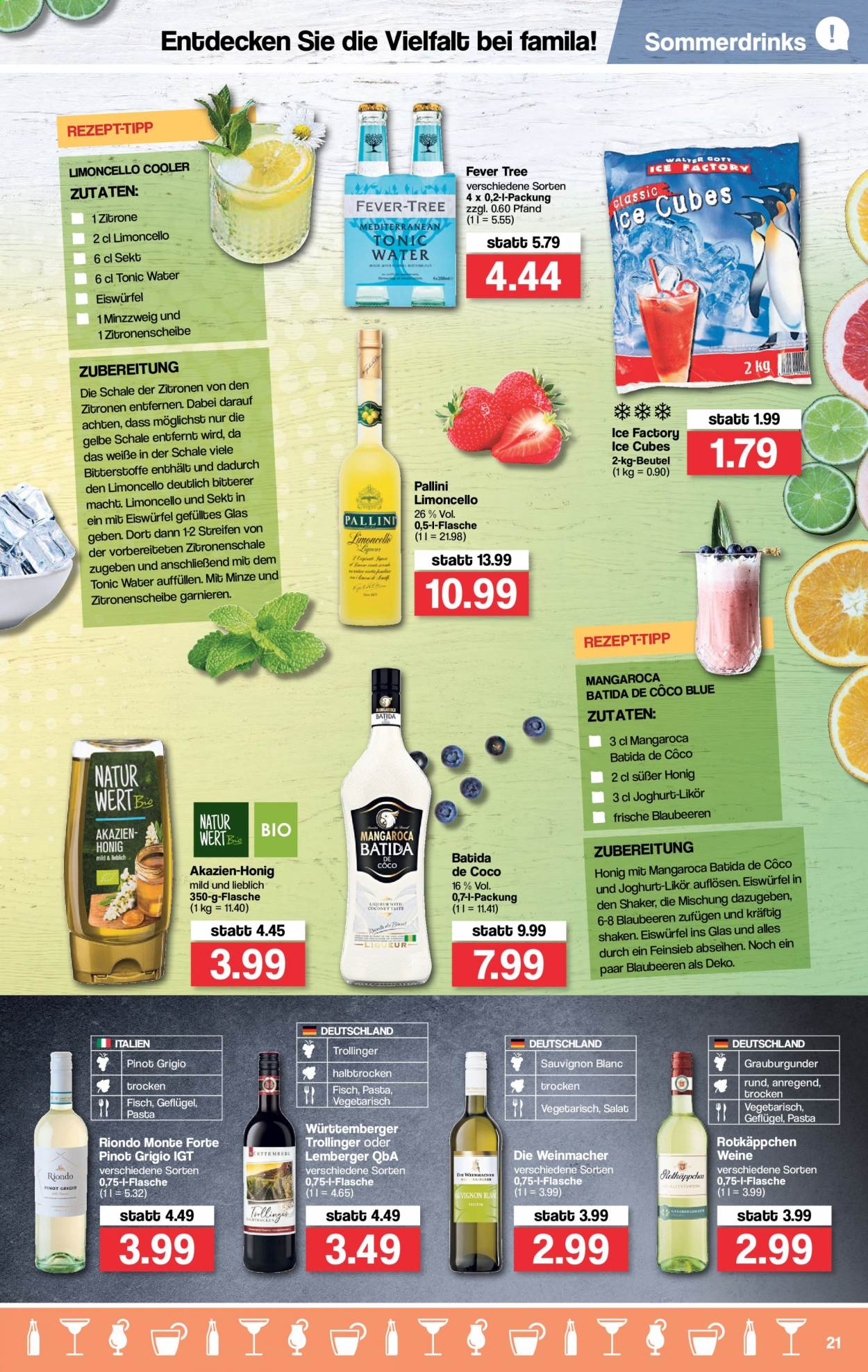 famila Prospekte  - 9.08.2021 - 14.08.2021. Seite 21