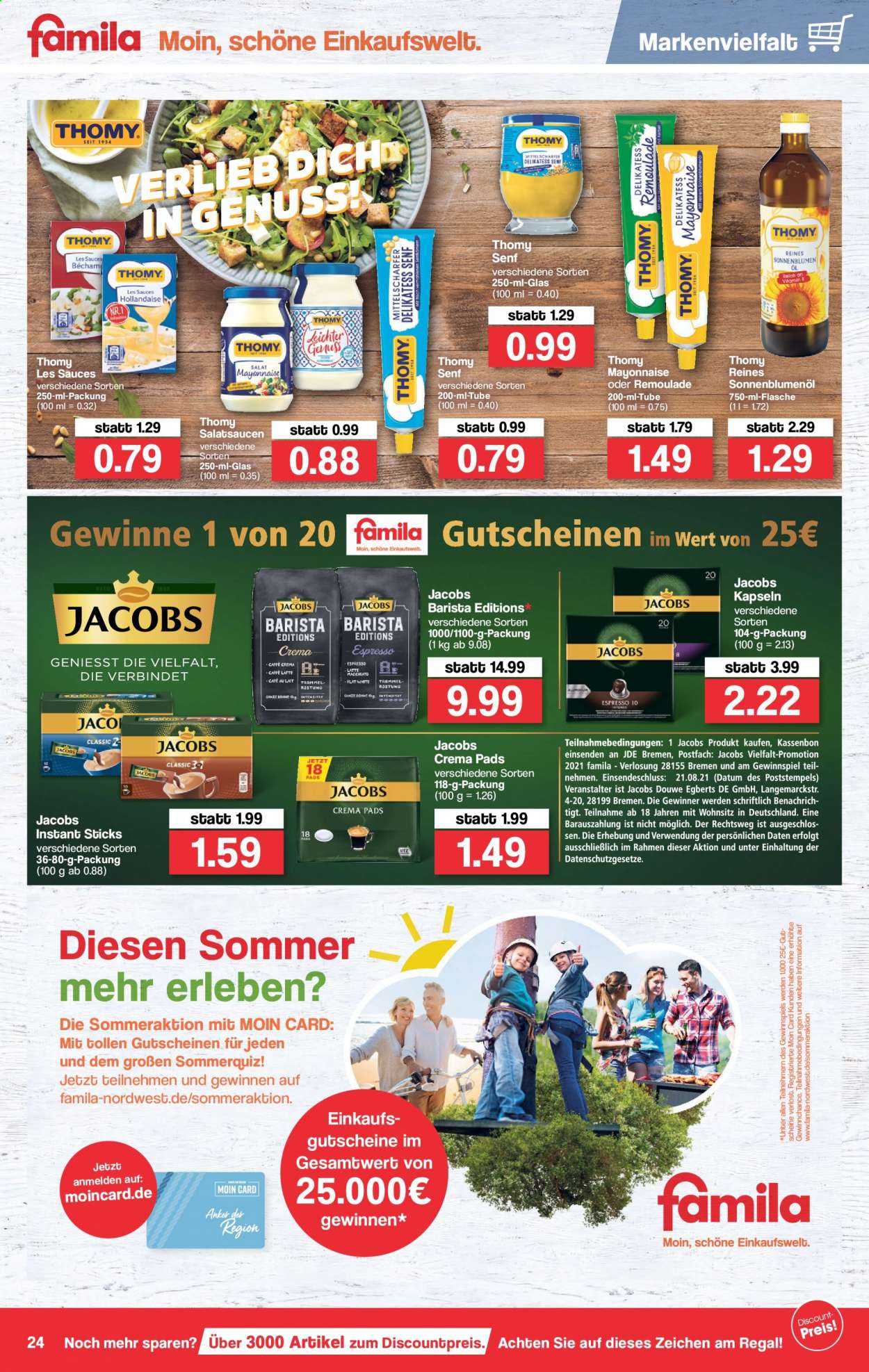 famila Prospekte  - 9.08.2021 - 14.08.2021. Seite 24