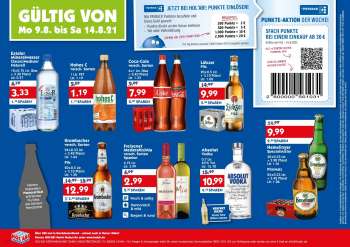 Prospekte Hol'ab! Getränkemarkt - 9.8.2021 - 14.8.2021.
