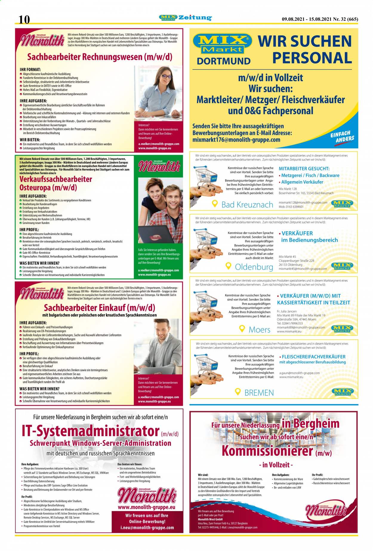 Mix Markt Prospekte  - 9.08.2021 - 15.08.2021. Seite 3