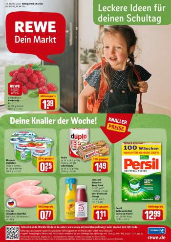 Prospekte REWE - 9.8.2021 - 14.8.2021.
