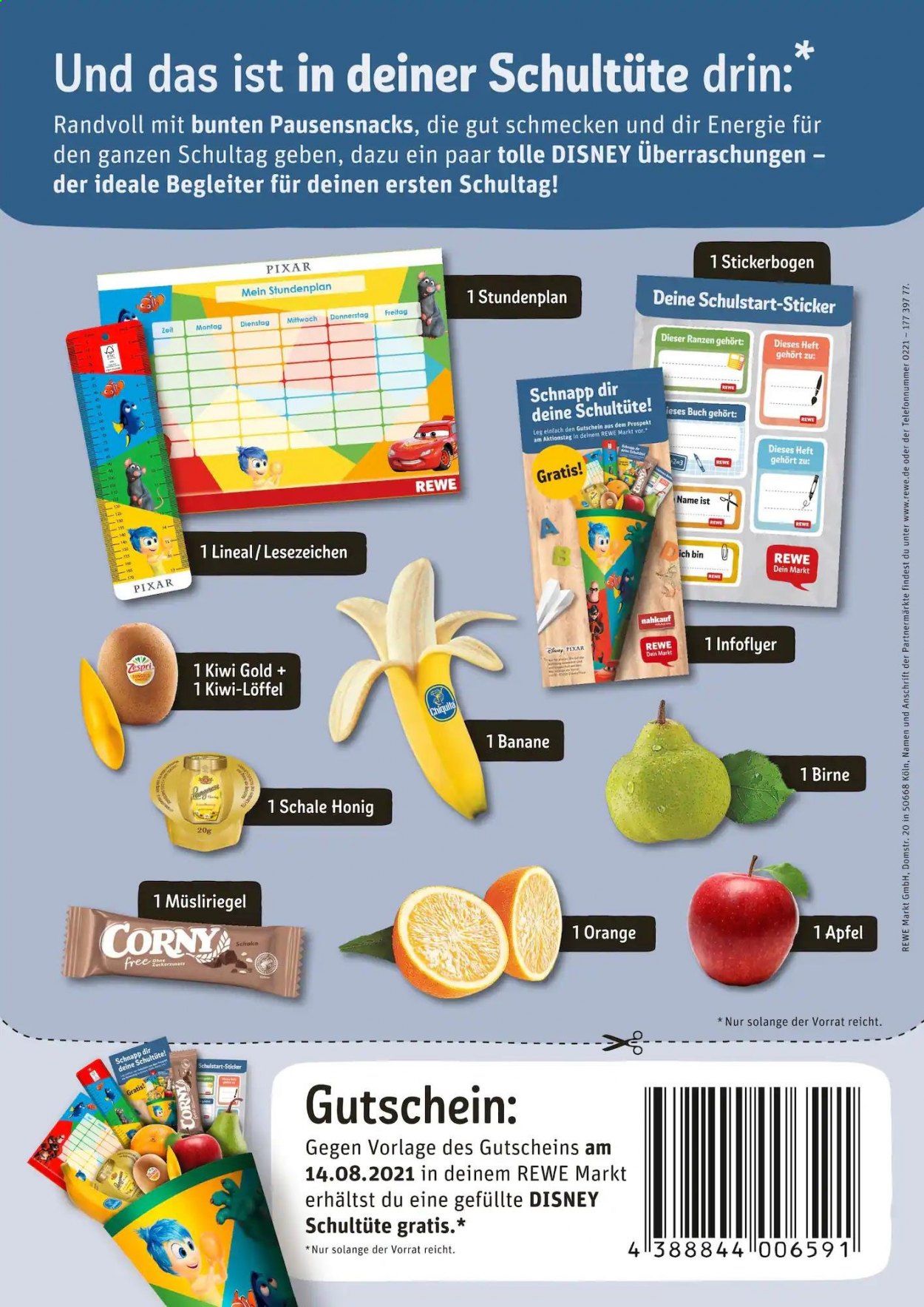REWE Prospekte  - 9.08.2021 - 14.08.2021. Seite 24