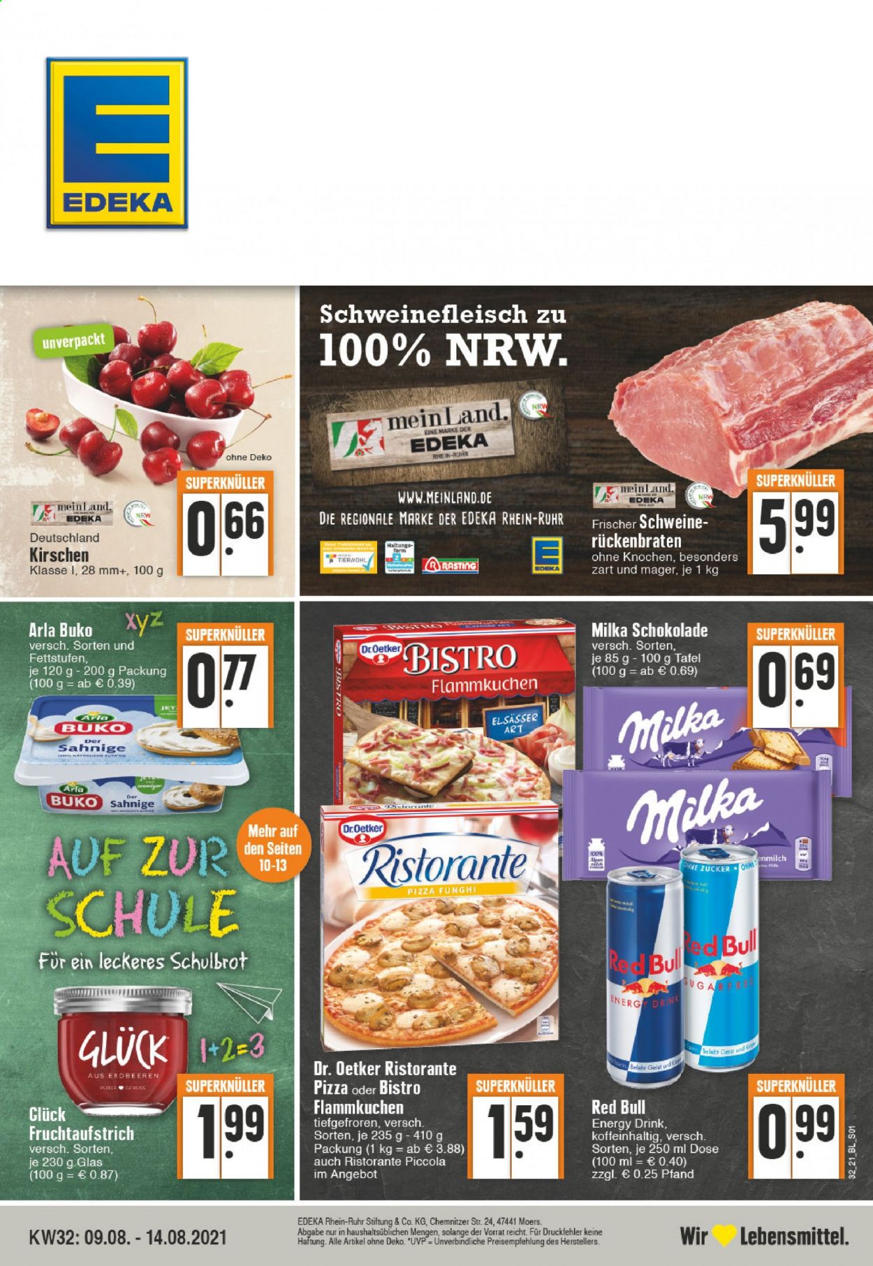 Edeka Prospekte  - 9.08.2021 - 14.08.2021. Seite 1