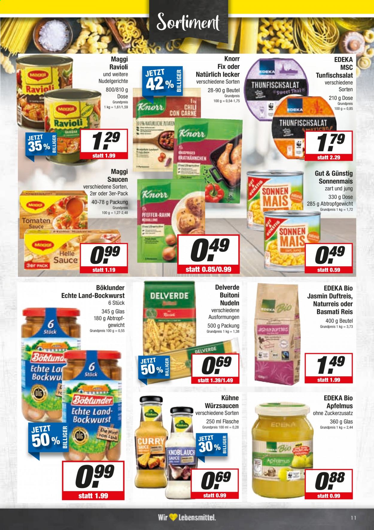 Edeka Prospekte  - 9.08.2021 - 14.08.2021. Seite 11