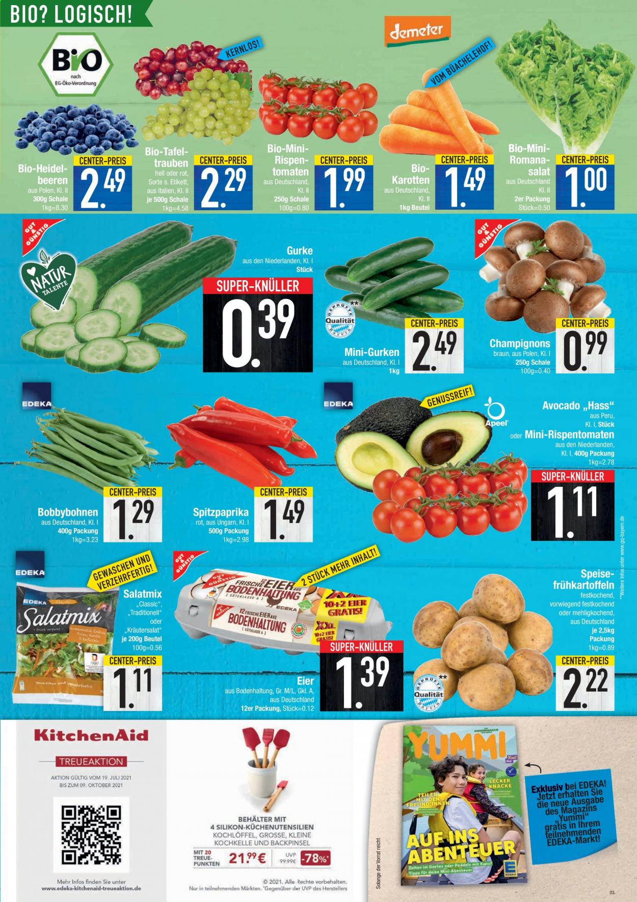 Edeka Prospekte  - 9.08.2021 - 14.08.2021. Seite 3