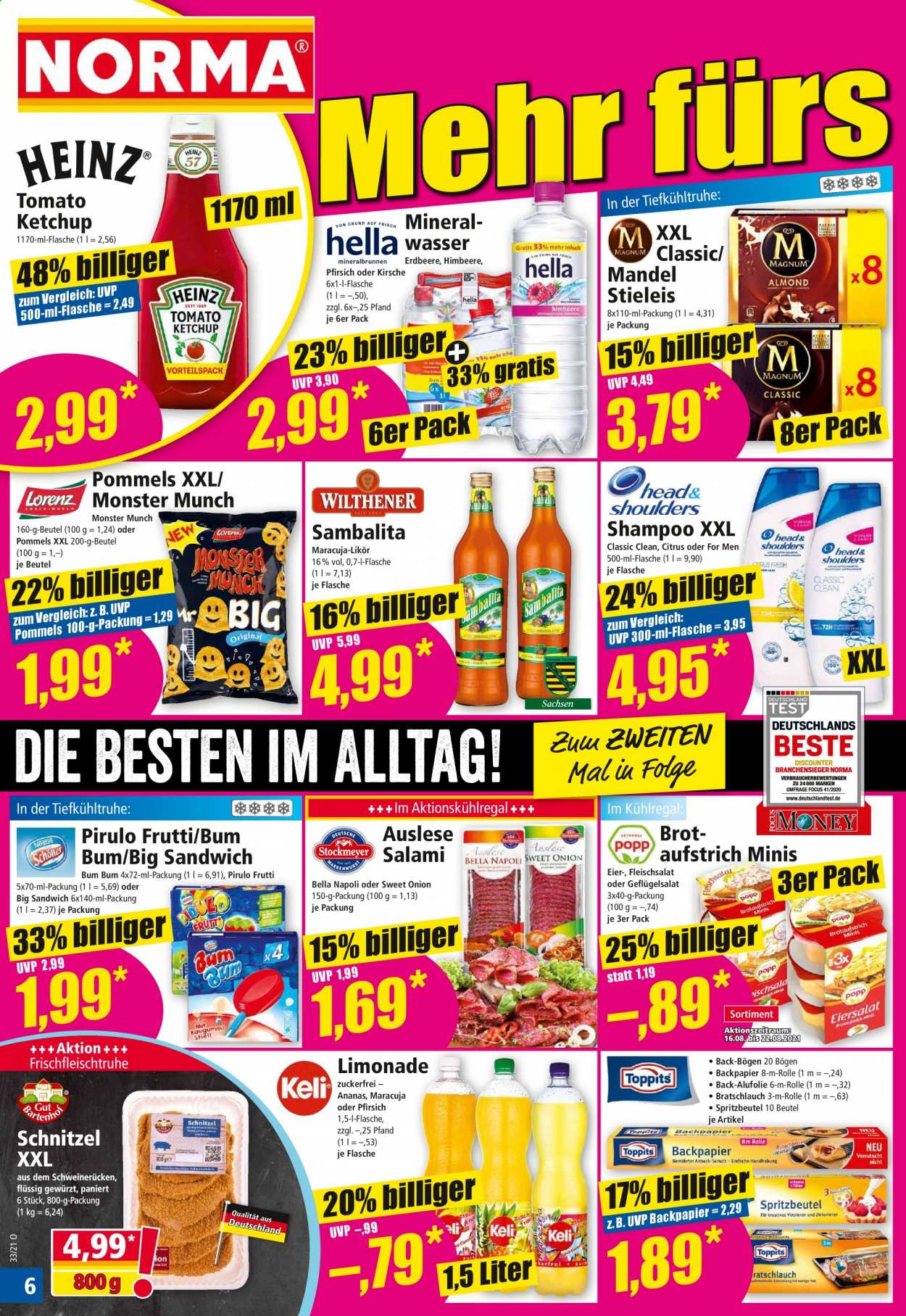 Norma Prospekte  - 16.08.2021 - 21.08.2021. Seite 6