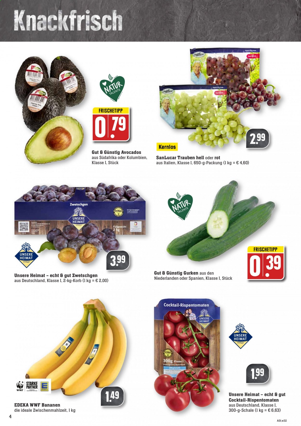 Edeka Prospekte  - 9.08.2021 - 14.08.2021. Seite 4