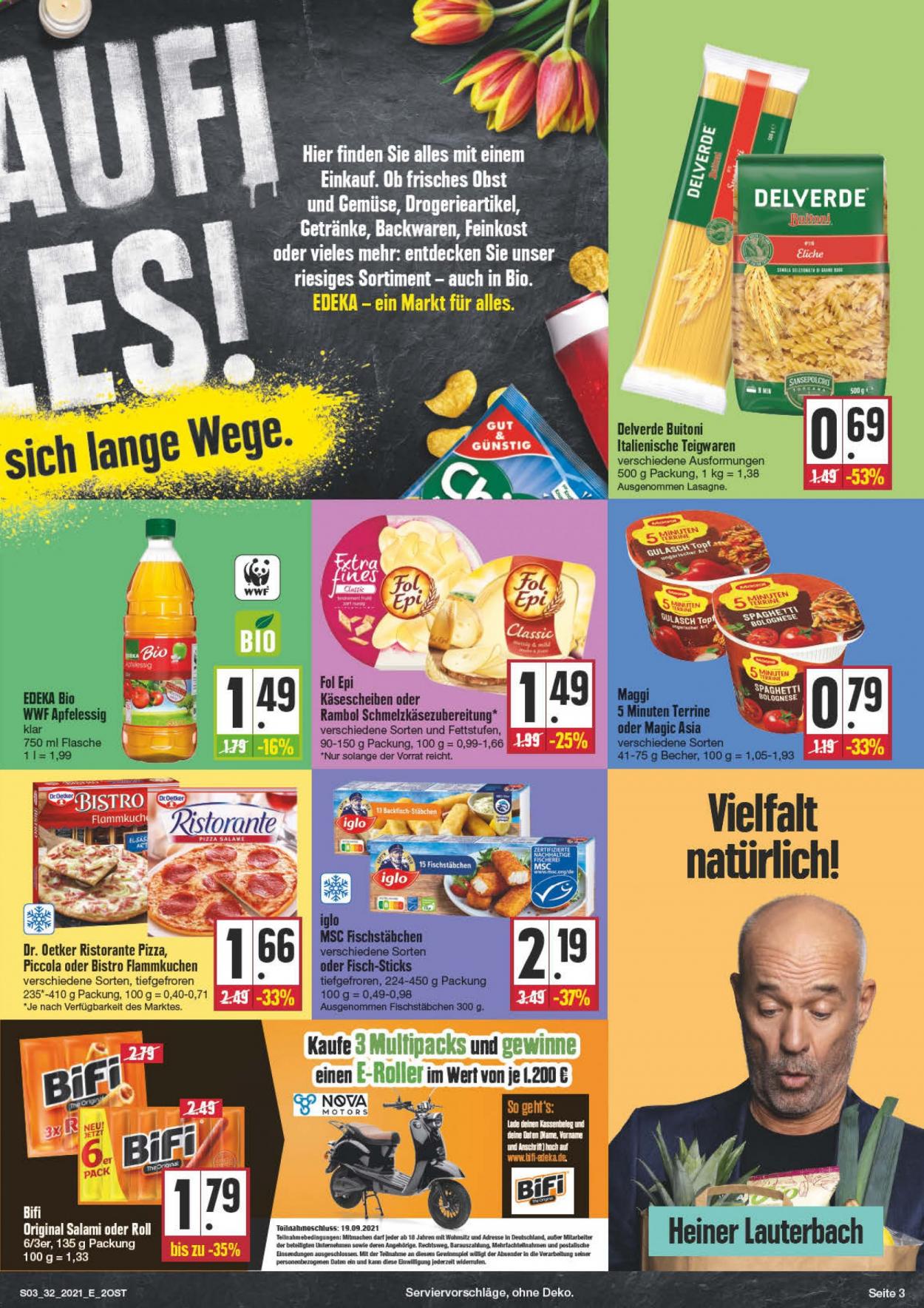 Edeka Prospekte  - 9.08.2021 - 14.08.2021. Seite 3