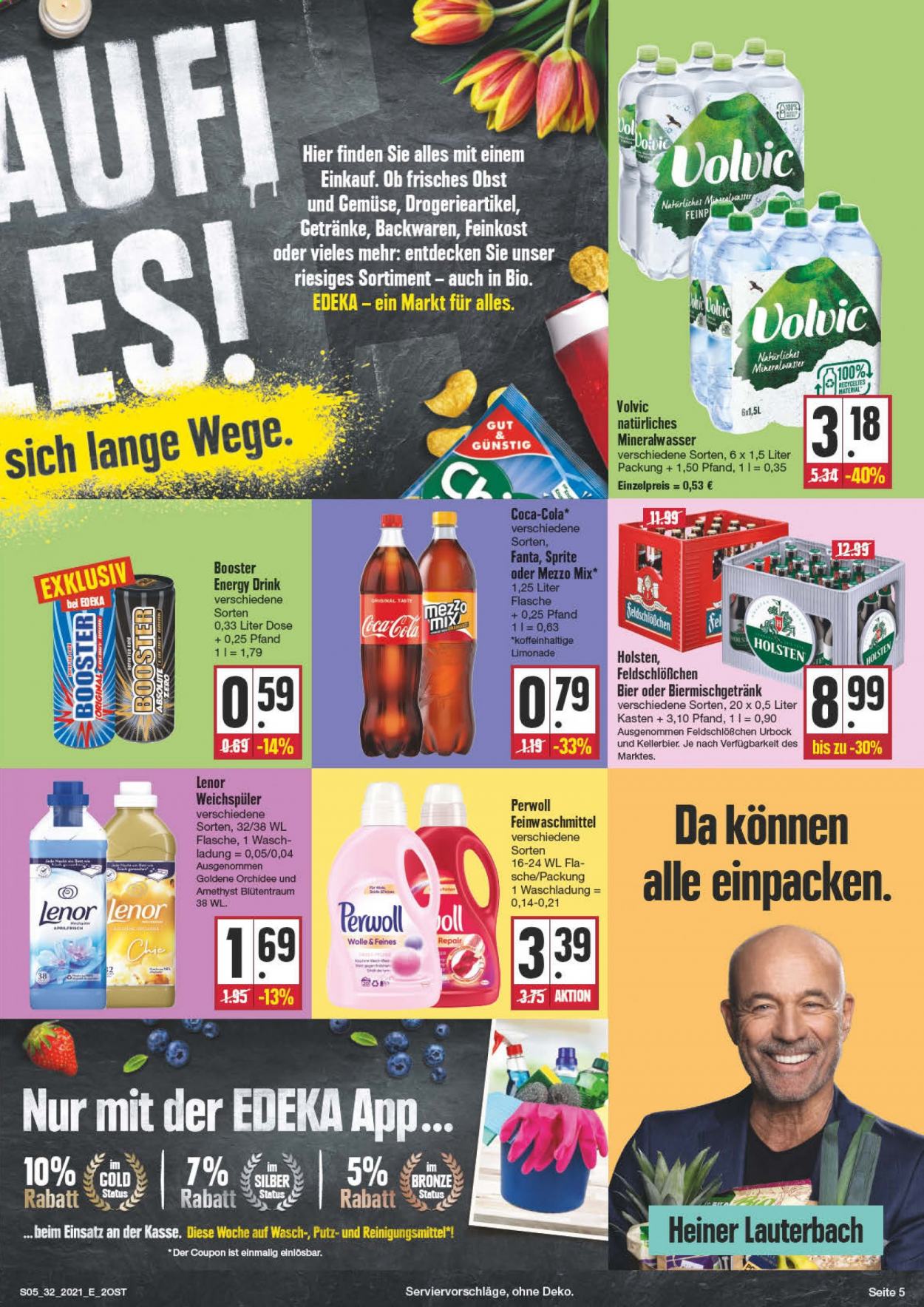 Edeka Prospekte  - 9.08.2021 - 14.08.2021. Seite 5