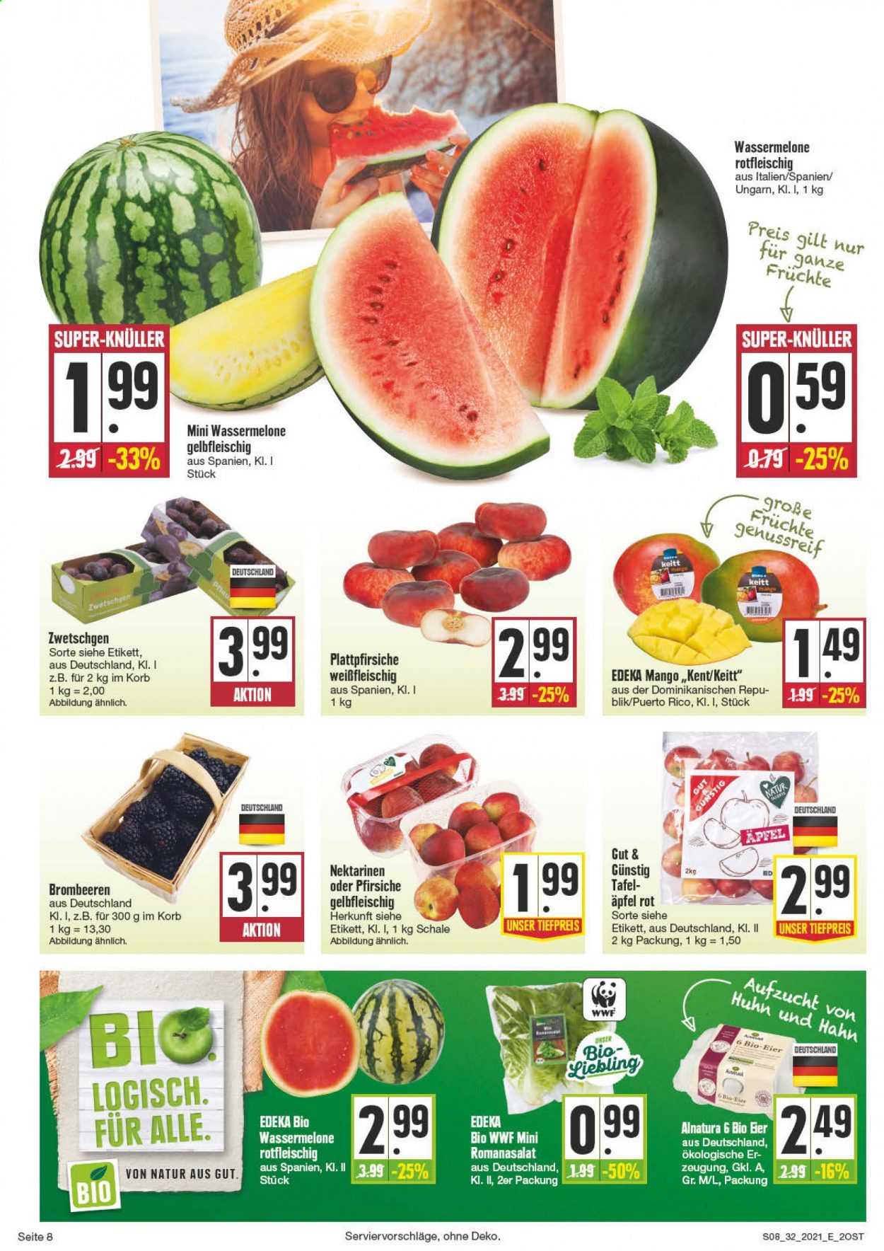 Edeka Prospekte  - 9.08.2021 - 14.08.2021. Seite 8