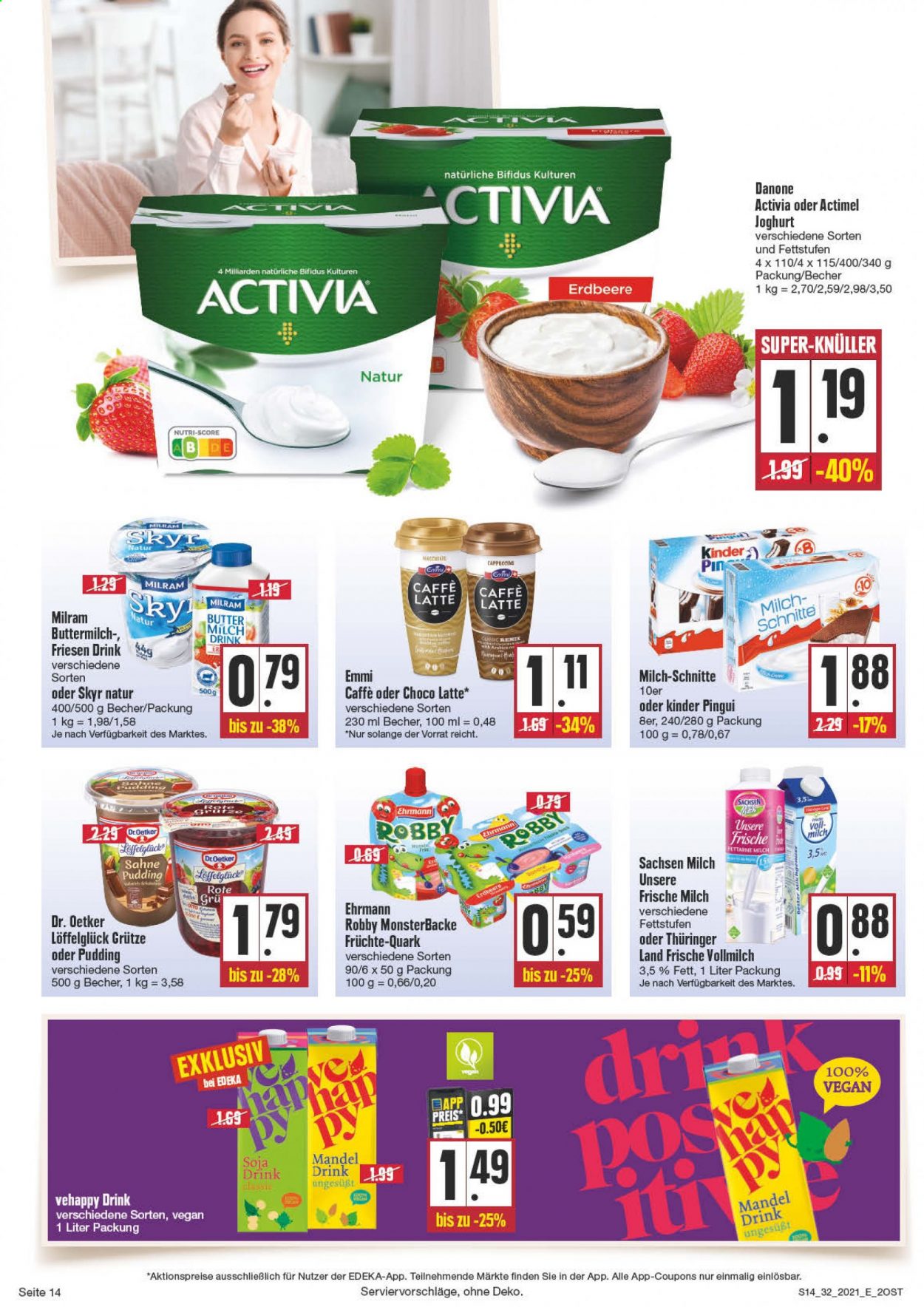 Edeka Prospekte  - 9.08.2021 - 14.08.2021. Seite 14