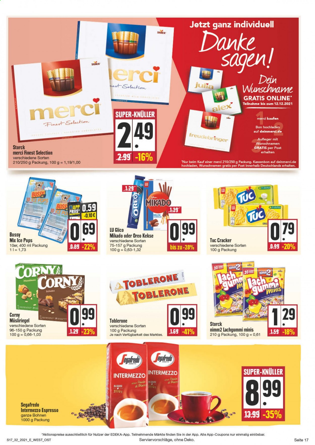 Edeka Prospekte  - 9.08.2021 - 14.08.2021. Seite 17