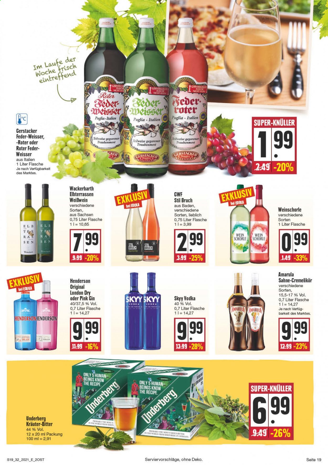 Edeka Prospekte  - 9.08.2021 - 14.08.2021. Seite 19