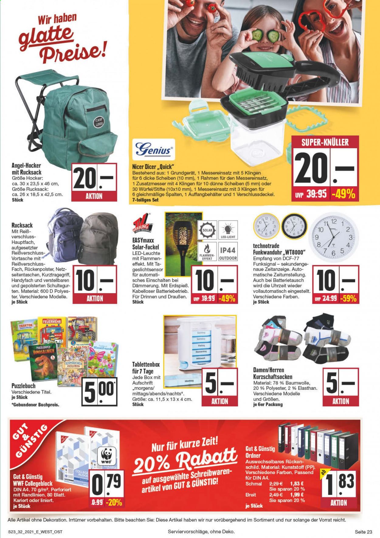 Edeka Prospekte  - 9.08.2021 - 14.08.2021. Seite 23