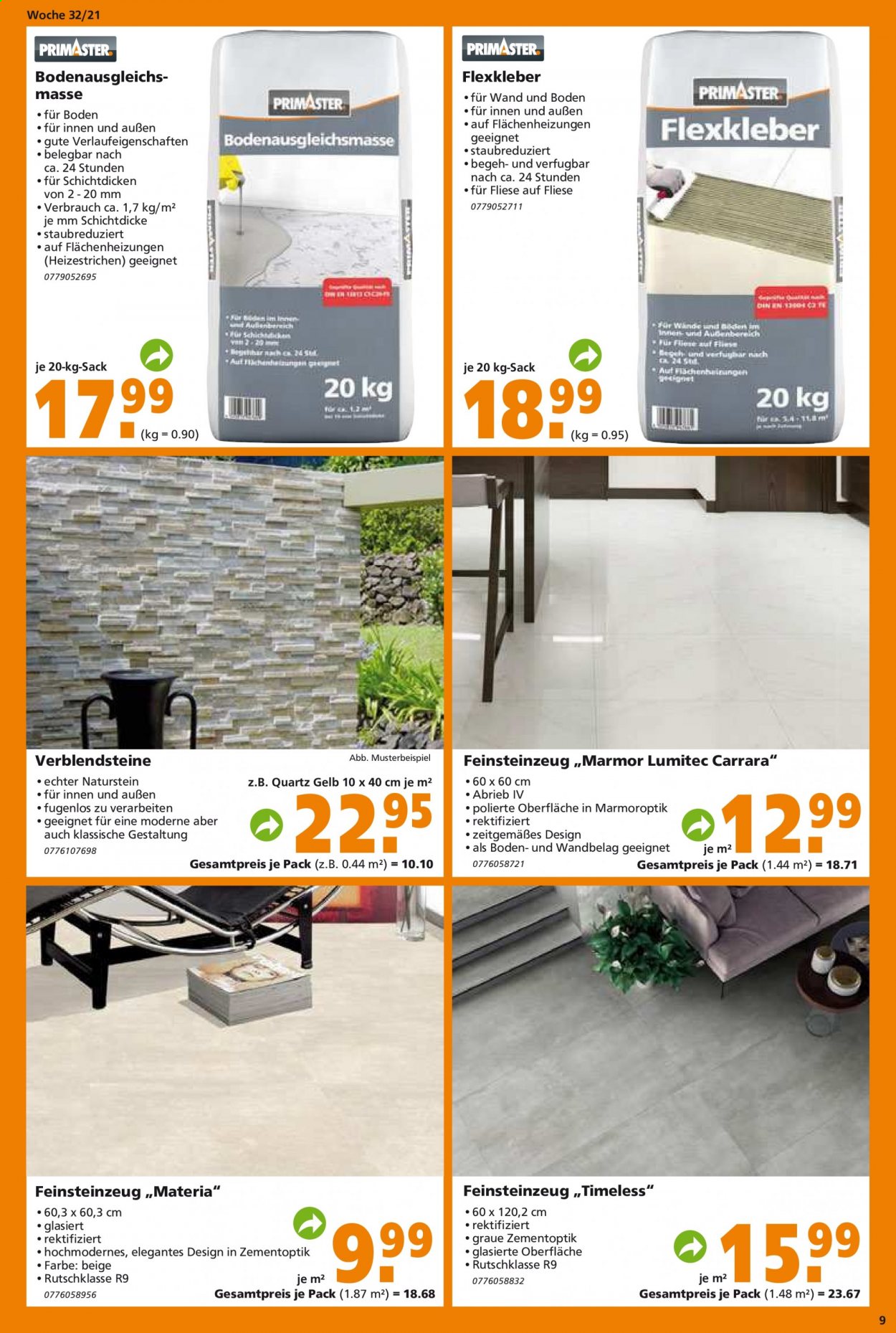 Globus Baumarkt Prospekte  - 9.08.2021 - 14.08.2021. Seite 9