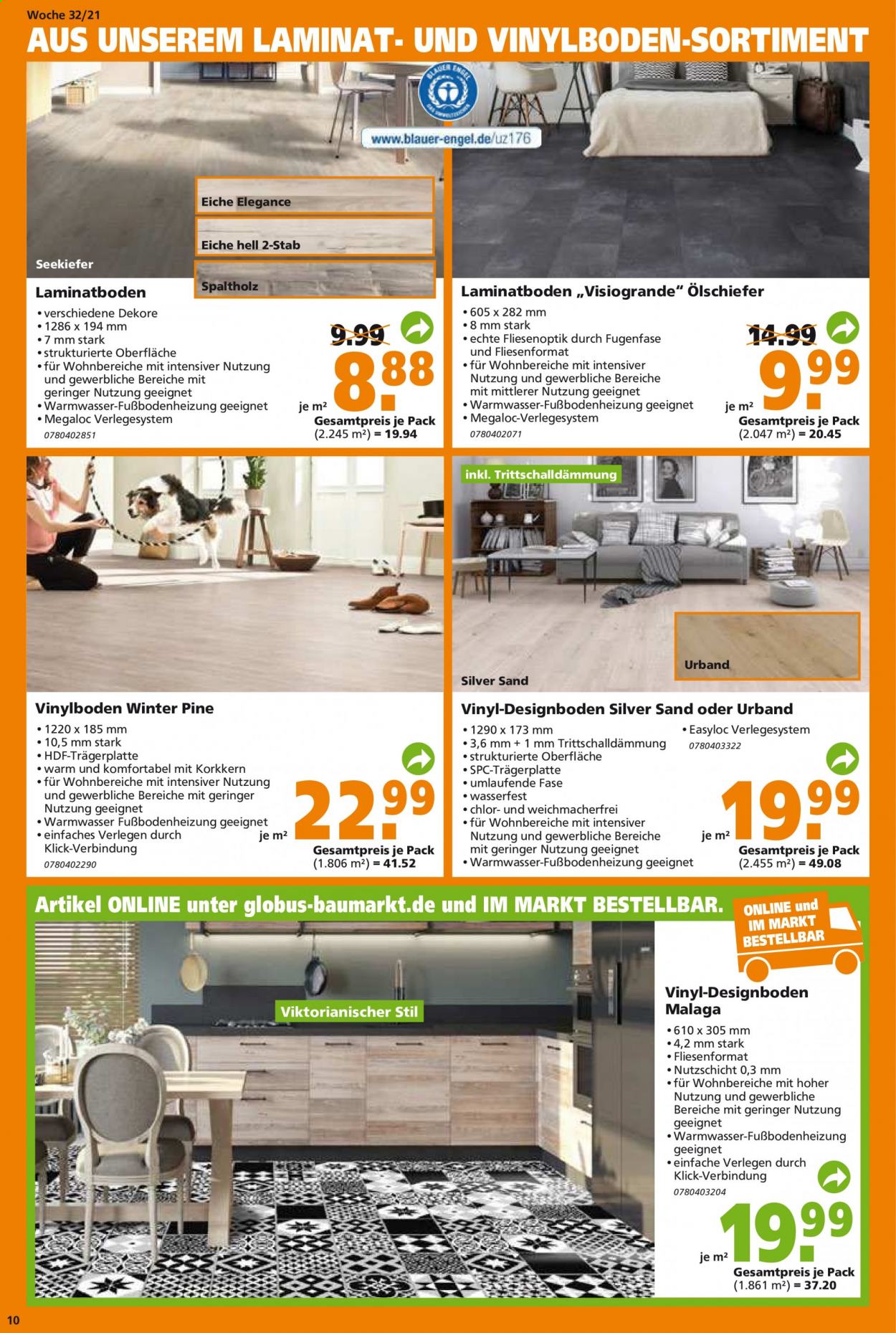 Globus Baumarkt Prospekte  - 9.08.2021 - 14.08.2021. Seite 10