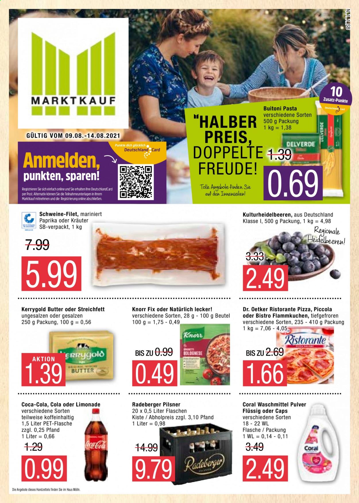 Marktkauf Prospekte  - 9.08.2021 - 14.08.2021. Seite 1