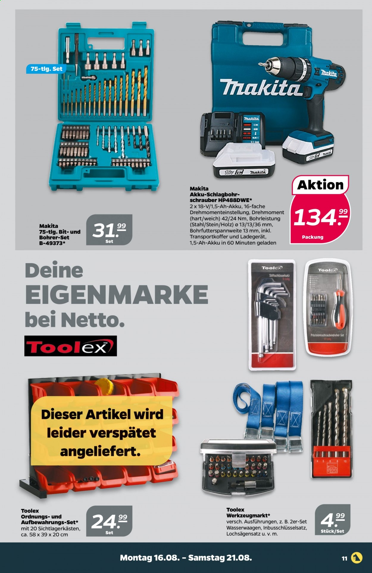 Netto Prospekte  - 16.08.2021 - 21.08.2021. Seite 11