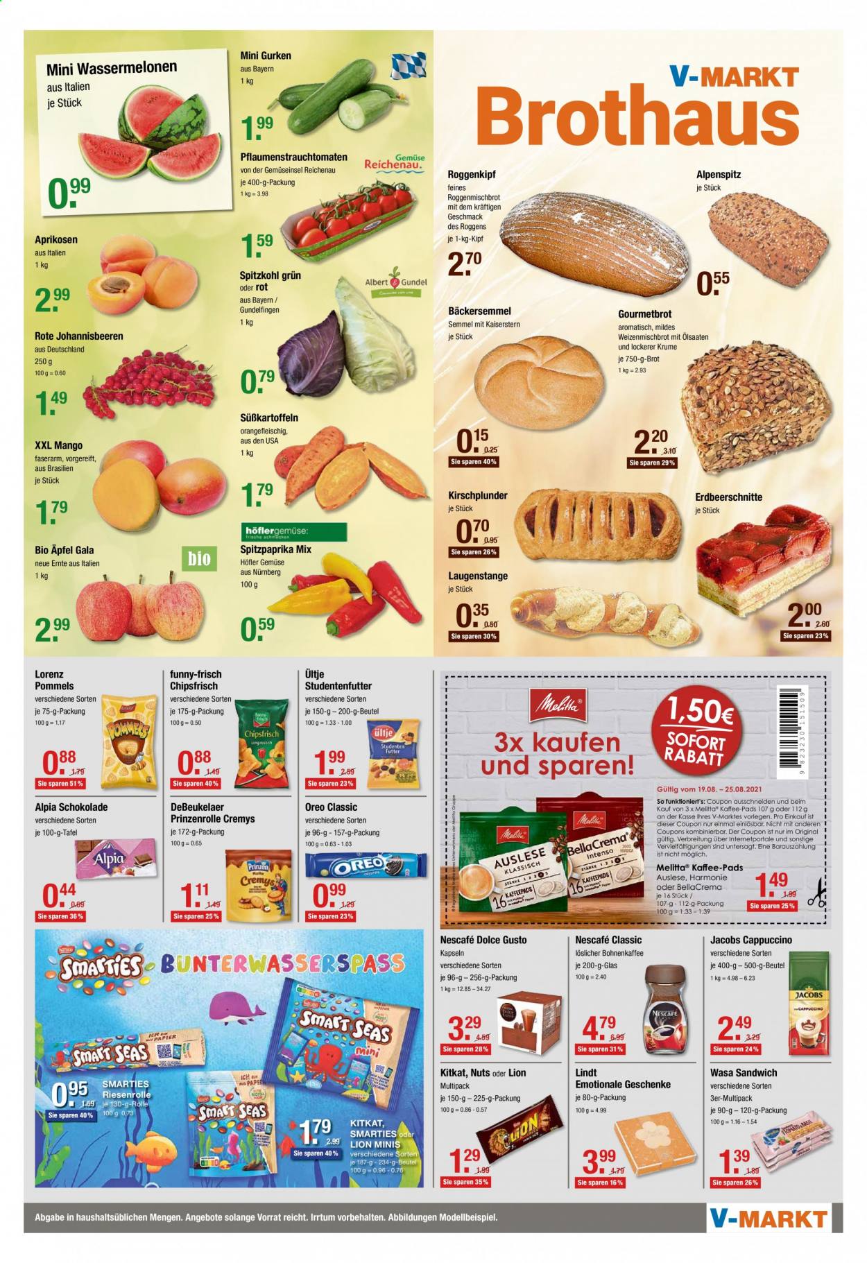 V-Markt Prospekte  - 19.08.2021 - 25.08.2021. Seite 3