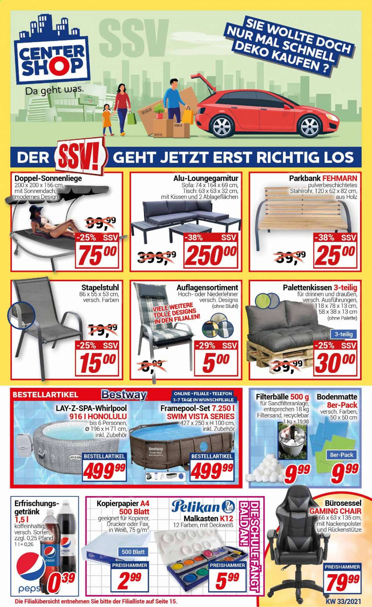 CENTERSHOP Prospekte  - 16.08.2021 - 21.08.2021. Seite 1