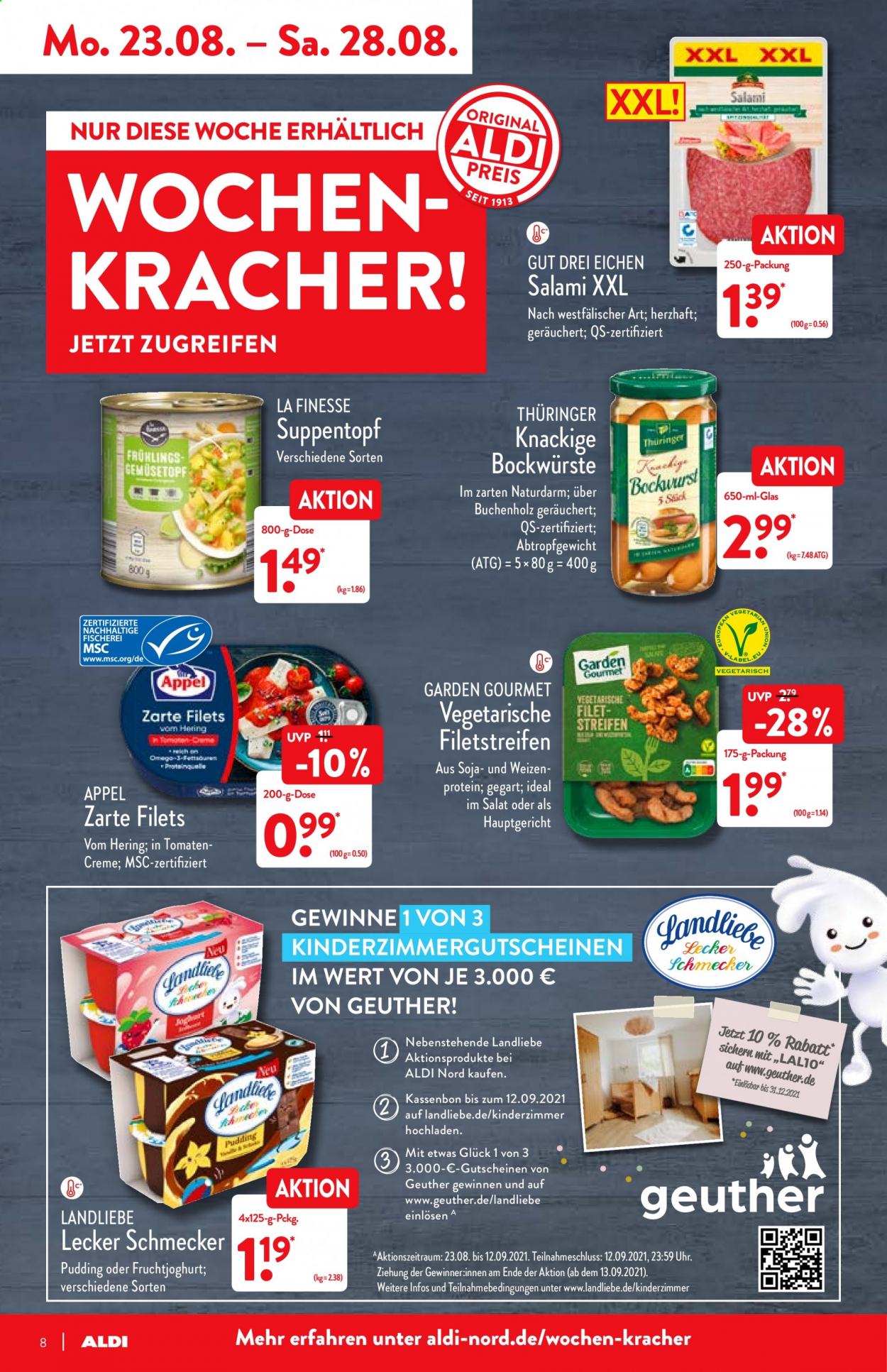 ALDI Nord Prospekte  - 23.08.2021 - 28.08.2021. Seite 8