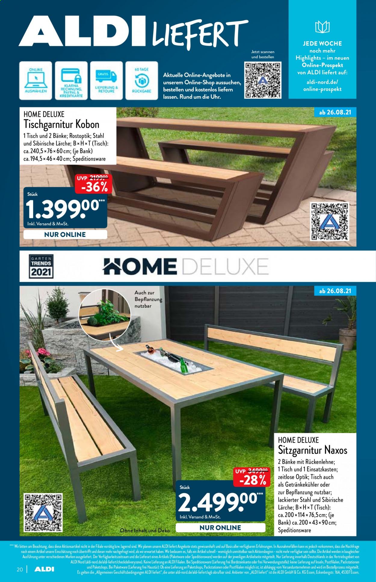 ALDI Nord Prospekte  - 23.08.2021 - 28.08.2021. Seite 20