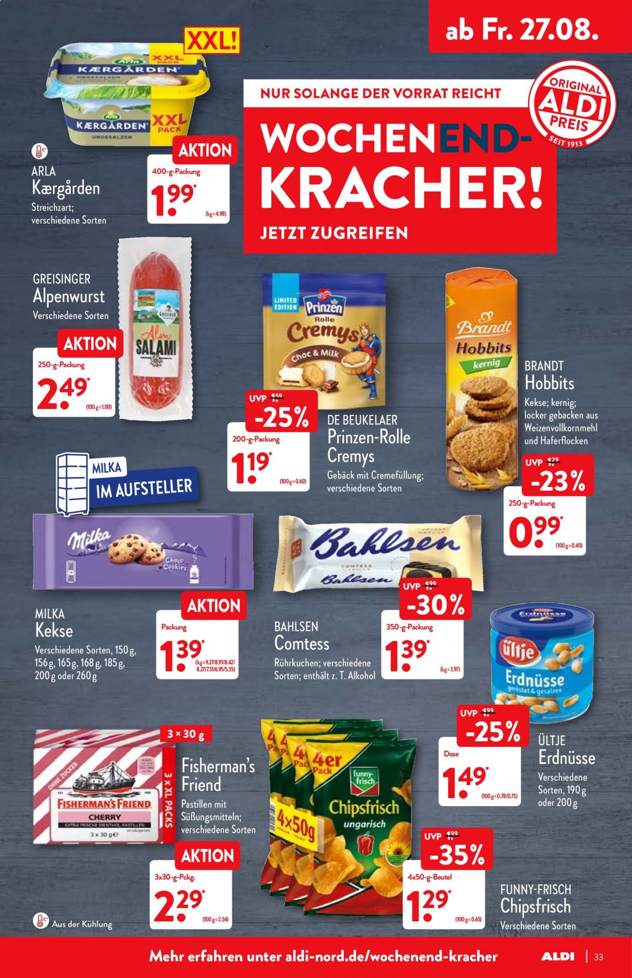 ALDI Nord Prospekte  - 23.08.2021 - 28.08.2021. Seite 33